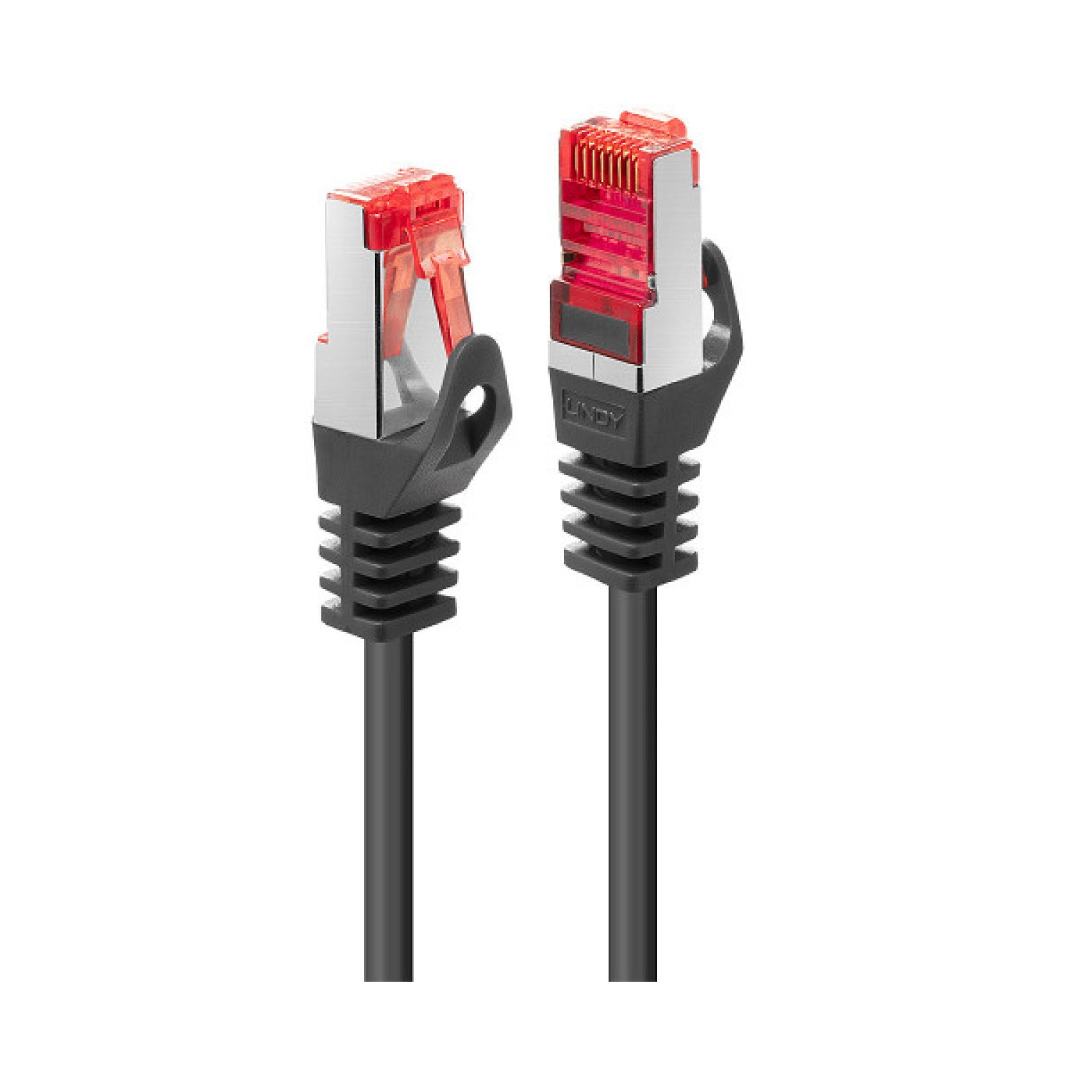 Lindy 47372 cable de red Negro 1 m Cat6 S/FTP (S-STP)