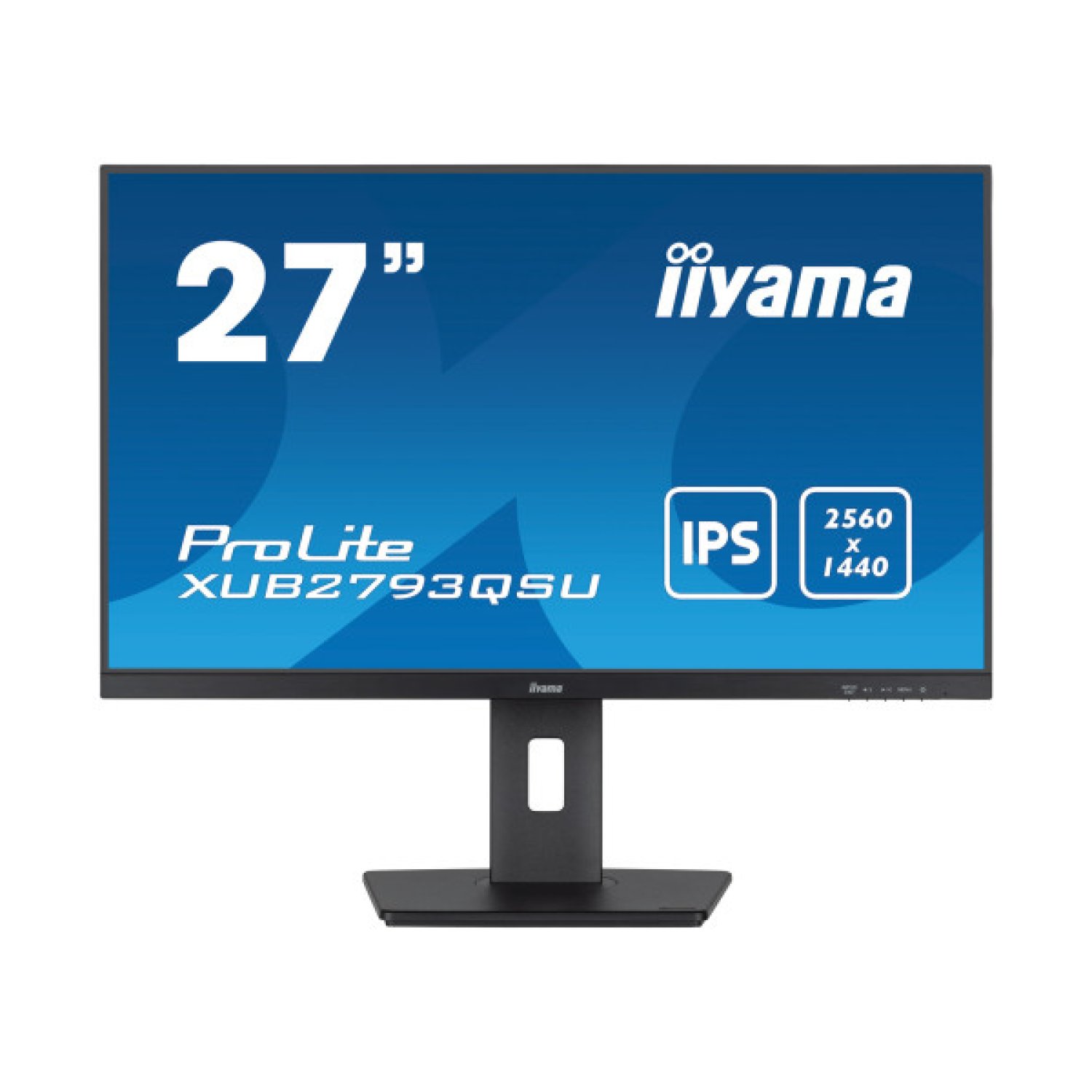 IIYAMA PANTALLA 27" IPS WQHD CON SOPORTE AJUSTABLE EN ALTURA Y FRECUENCIA DE ACTUALIZACIÓN DE 100HZ