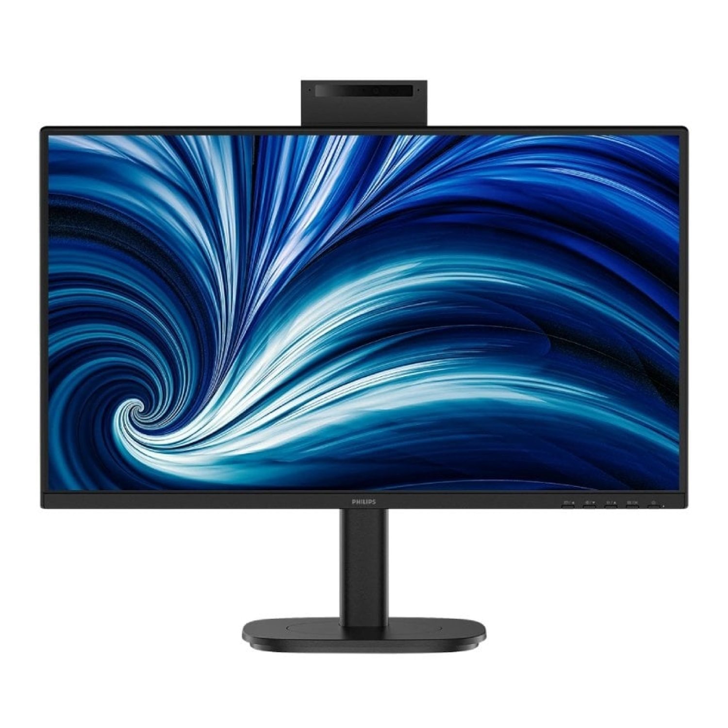 Monitor Profesional Philips 24B2N3200JH 23.8"/ Full HD/ Webcam/ Multimedia/ Regulable en altura/ Negro