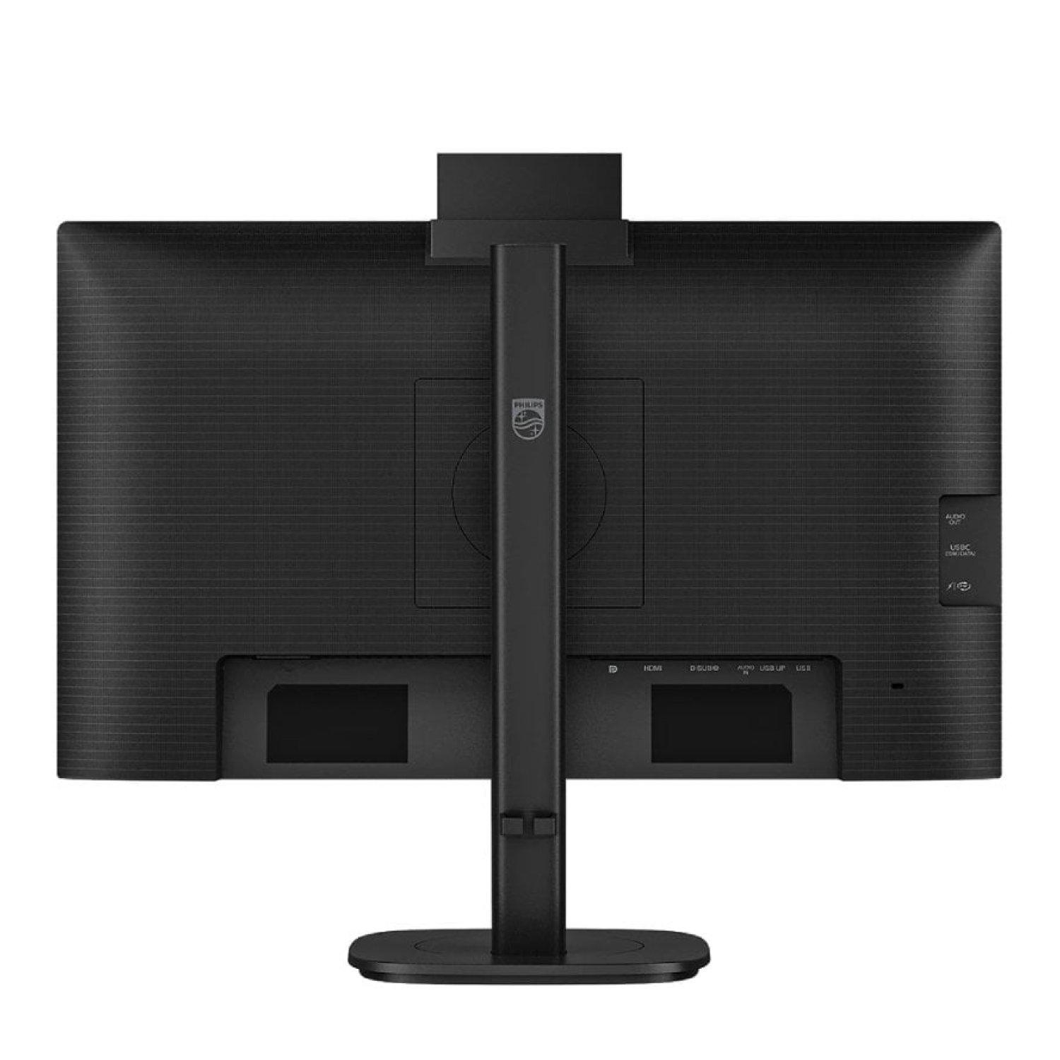 Monitor Profesional Philips 24B2N3200JH 23.8"/ Full HD/ Webcam/ Multimedia/ Regulable en altura/ Negro
