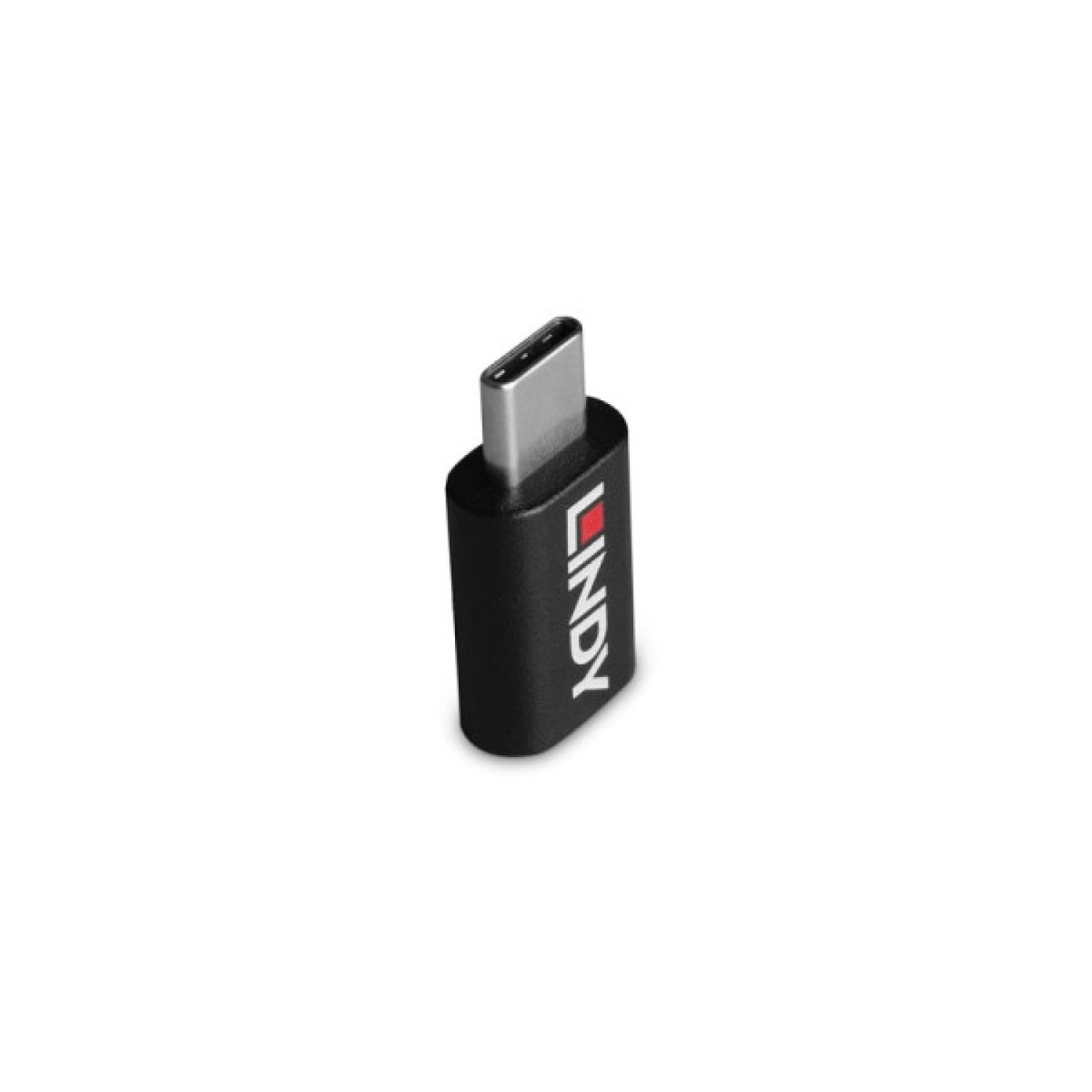 Lindy 71265 cambiador de género para cable USB Type C Negro