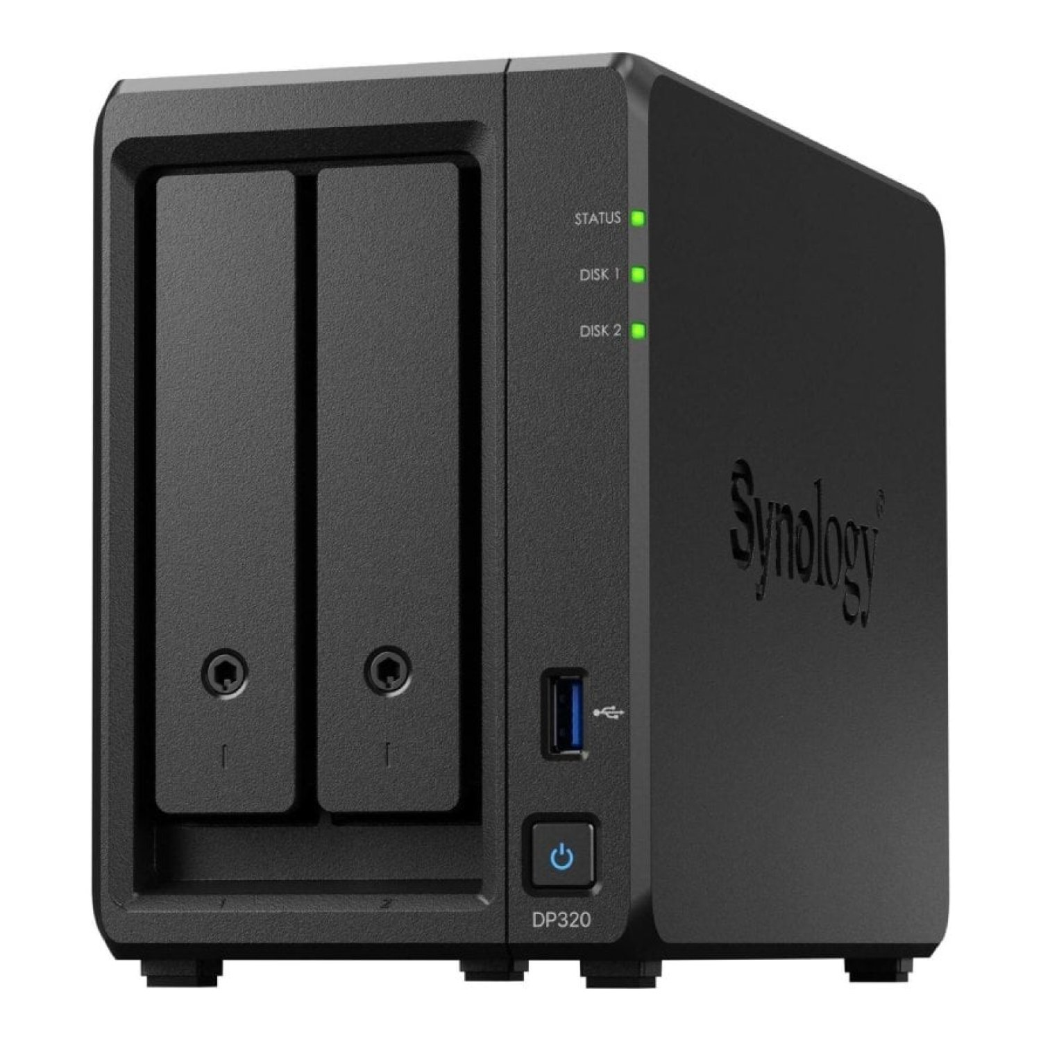 NAS Synology ActiveProtect DP320/ 2 Bahías 3.5"- 2.5"/ 8GB DDR4/ 16TB/ Formato Torre