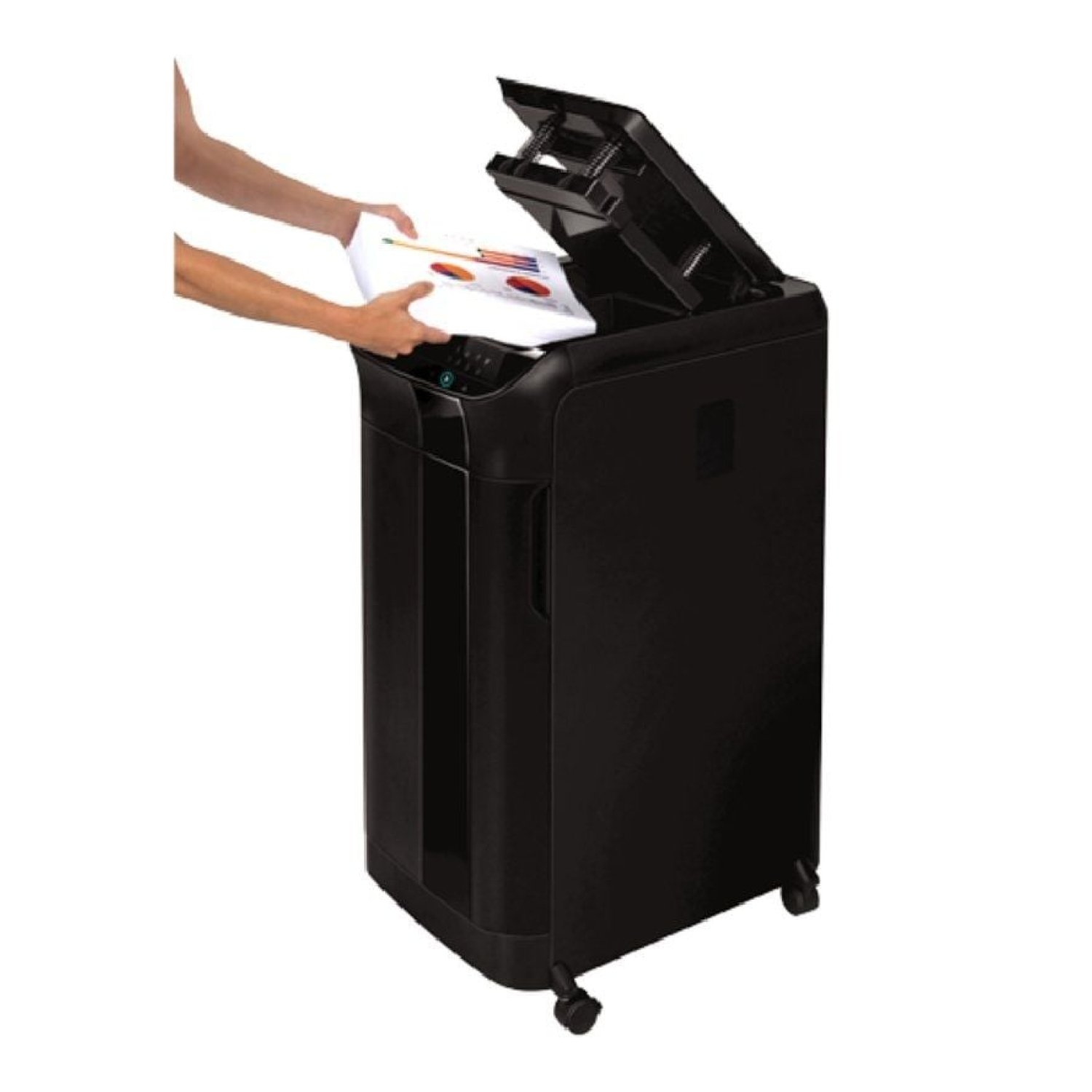 Destructora Fellowes AutoMax 600M/ Microcorte de 2 x 12mm/ Negra