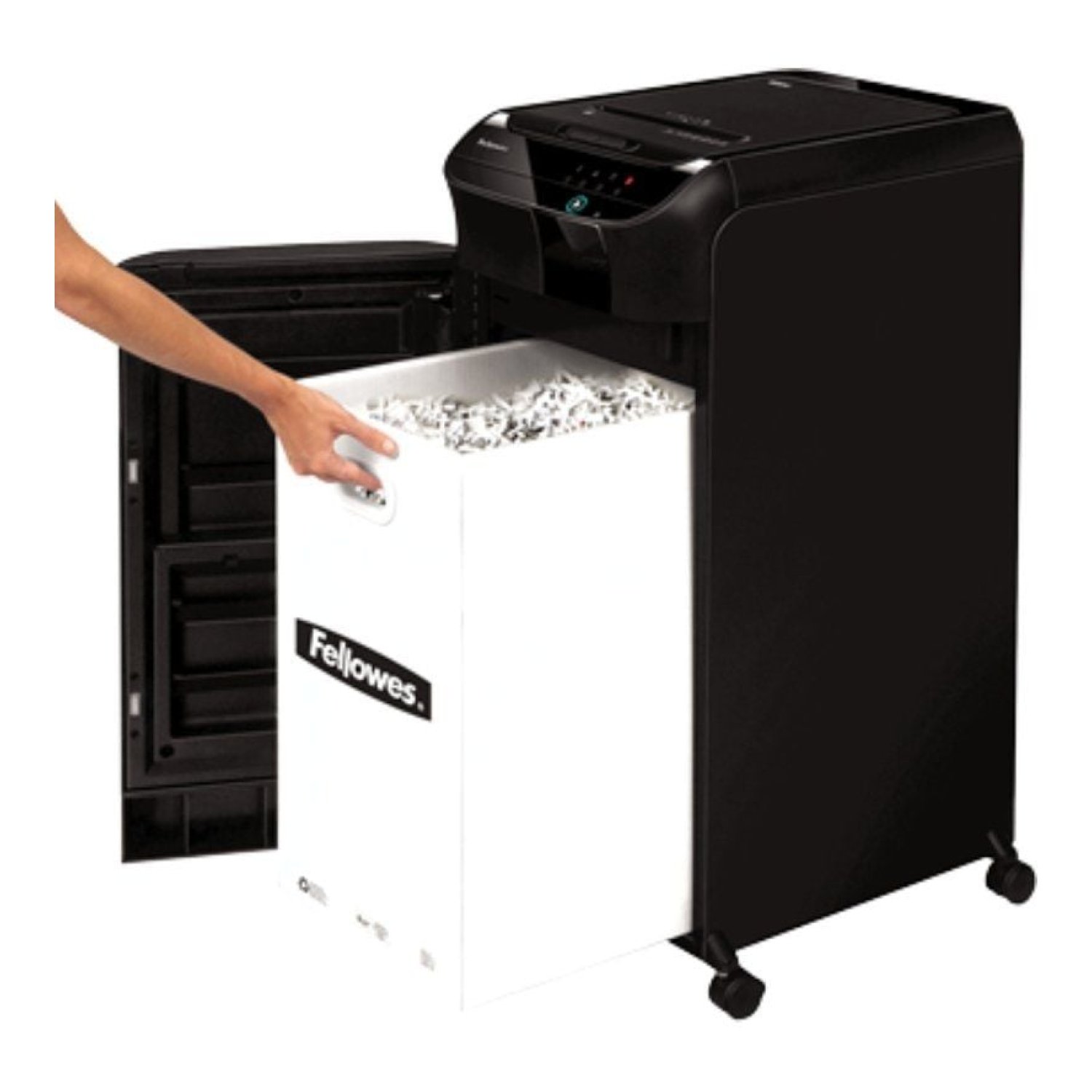 Destructora Fellowes AutoMax 600M/ Microcorte de 2 x 12mm/ Negra