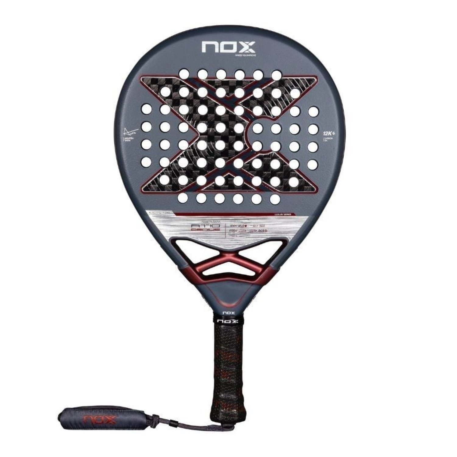 Pala de Pádel NoxSport AT10 Genius 12K 2025 (Agustin Tapia)