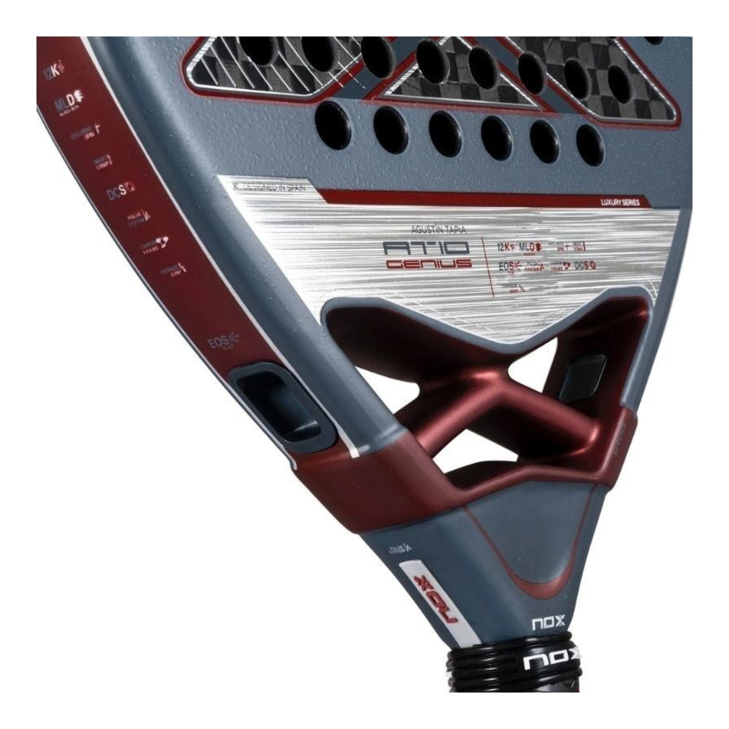 Pala de Pádel NoxSport AT10 Genius 12K 2025 (Agustin Tapia)