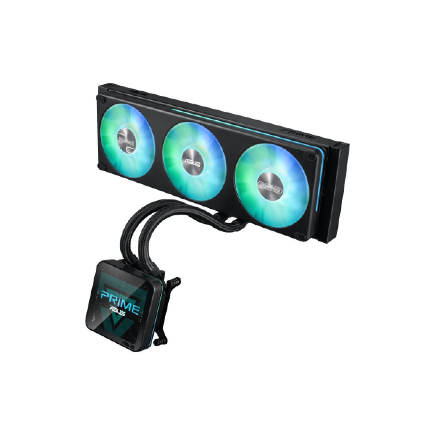 ASUS PRIME SLC II 360 ARGB LCD Procesador Sistema de refrigeración líquida todo en uno 12 cm Negro 1 pieza(s)