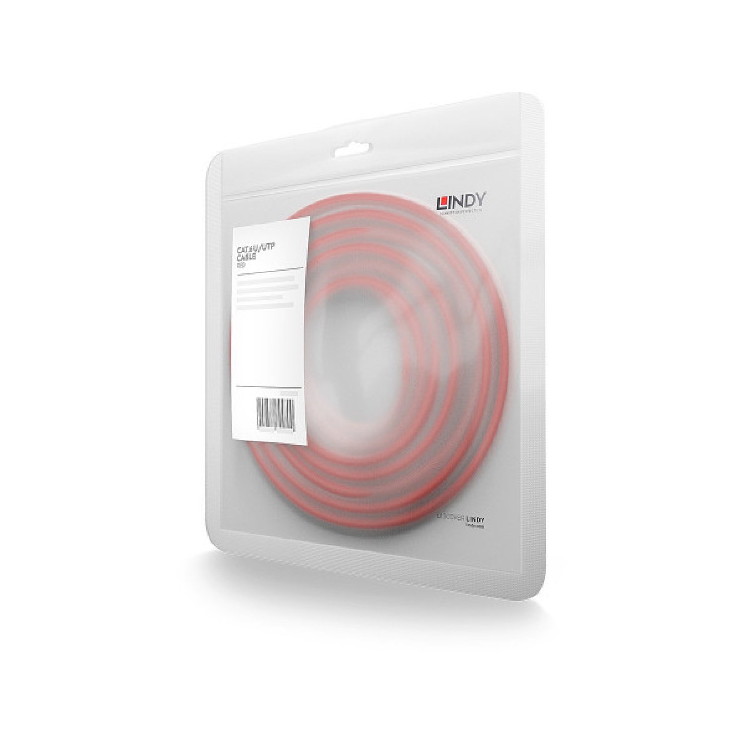 Lindy 48034 cable de red Rojo 3 m Cat6 U/UTP (UTP)