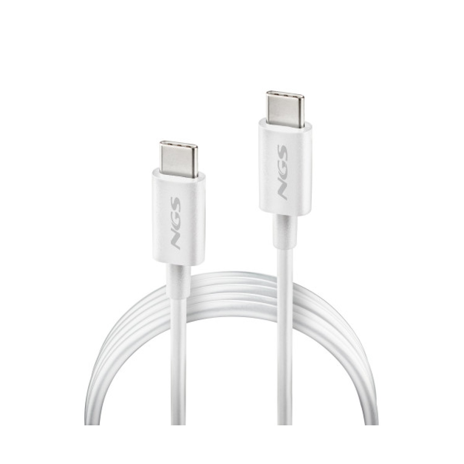 NGS ZYRO 60W-1 cable USB USB 2.0 1 m USB C 0,48 Gbit/s Blanco