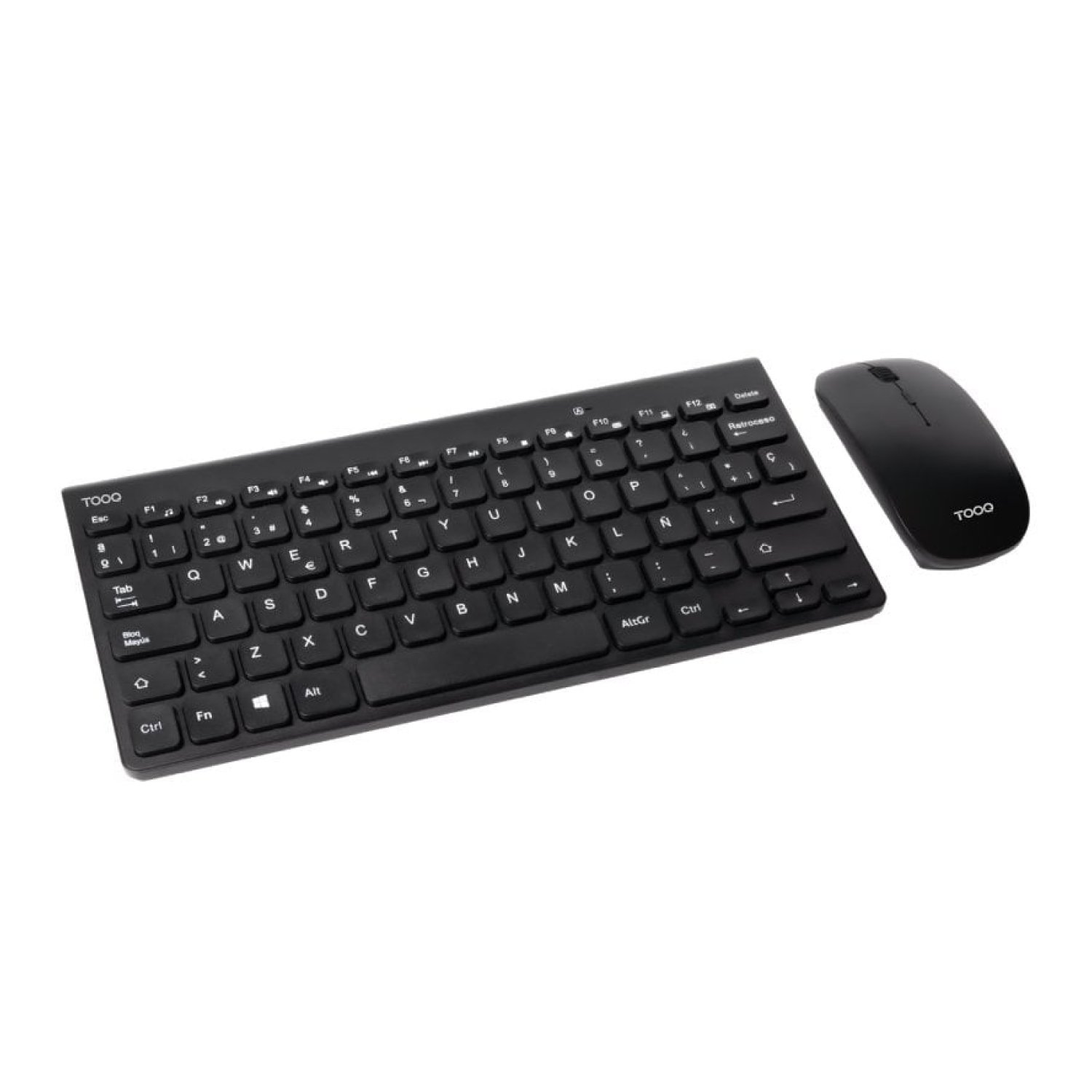 Teclado y Ratón Inalámbricos TooQ TQKMW-3101-B