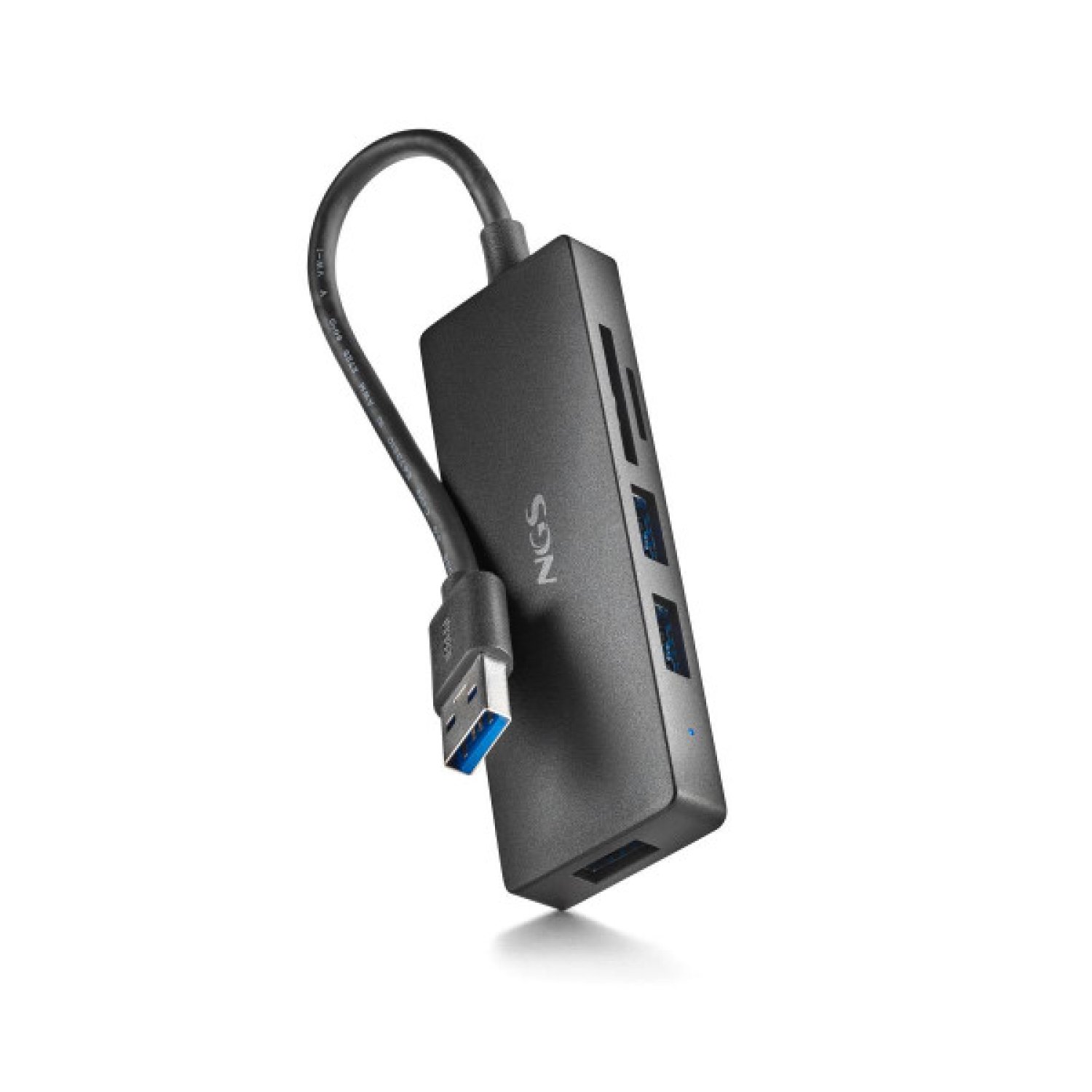NGS IHUB READER USB 3.2 Gen 1 (3.1 Gen 1) Type-A 5000 Mbit/s Negro