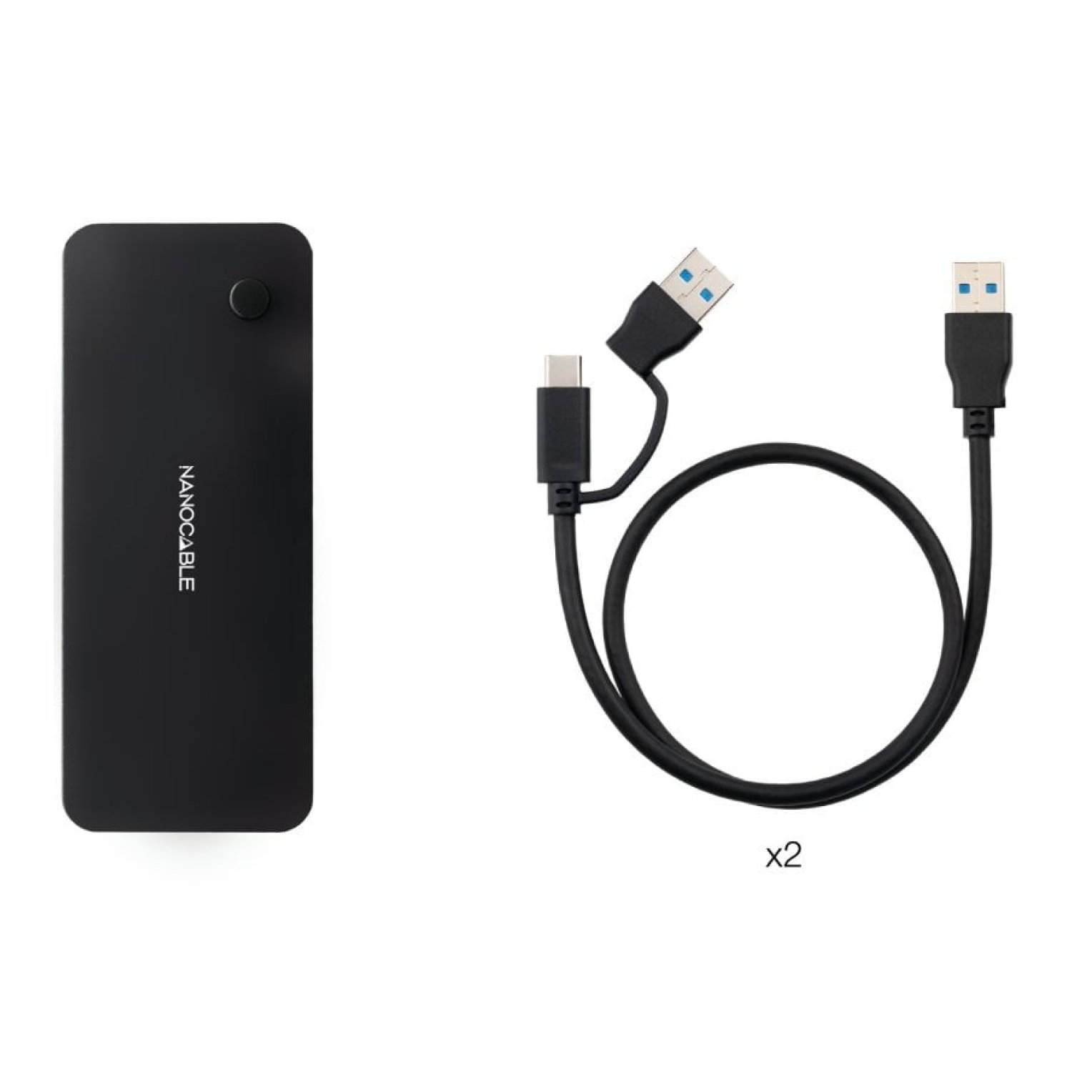 Switch Conmutador USB Nanocable 10.12.0011/ 2x USB/ 2x USB Tipo-C