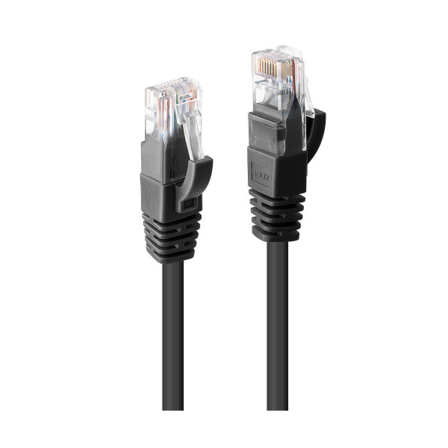 Lindy 48076 cable de red Negro 0,5 m Cat6 U/UTP (UTP)
