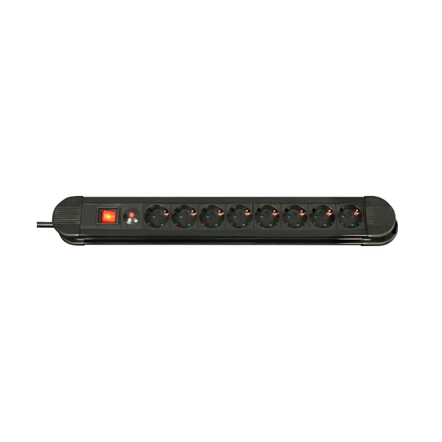 Lindy 73104 base múltiple 8 salidas AC Interior Negro
