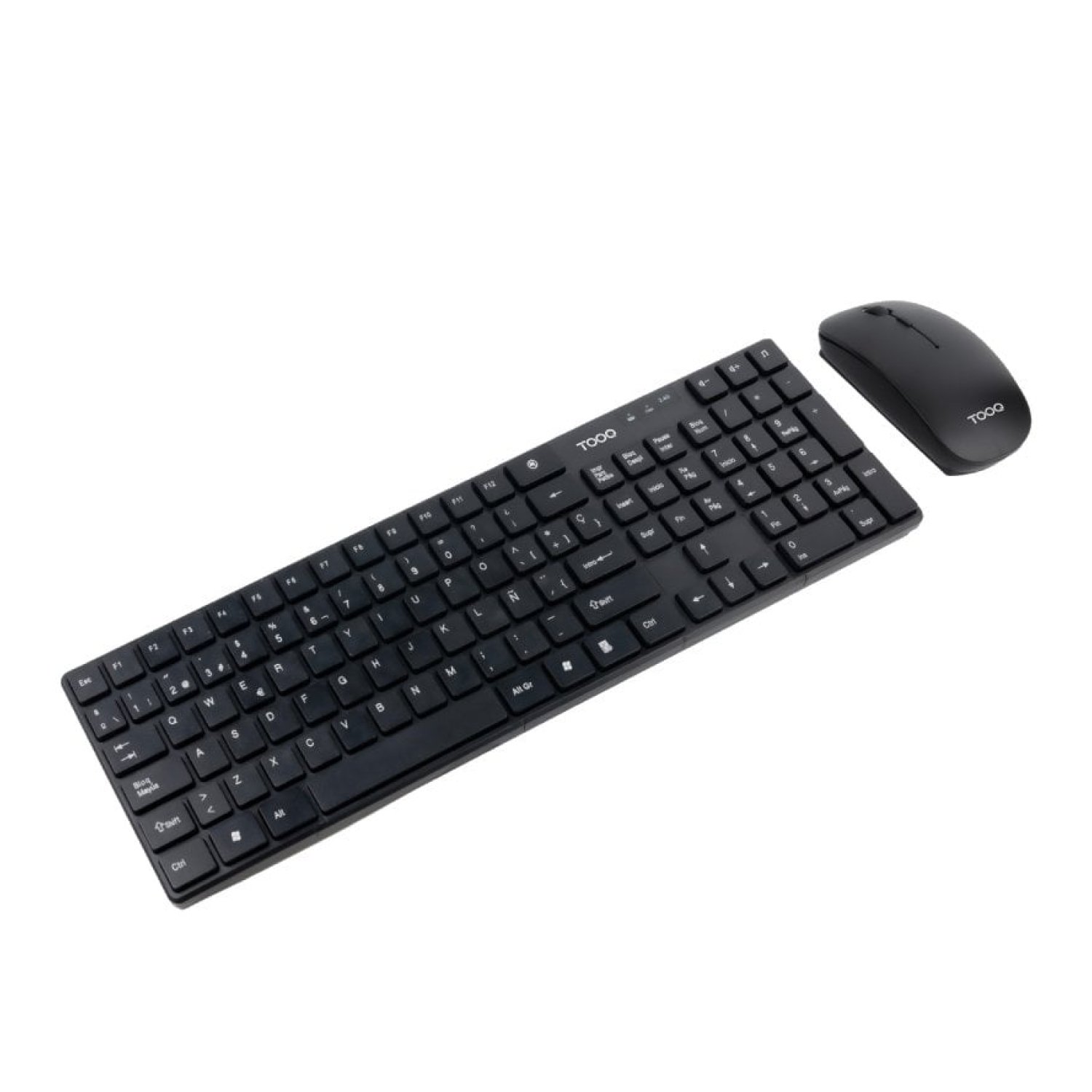 Teclado y Ratón Inalámbricos TooQ TQKMW-3102-B