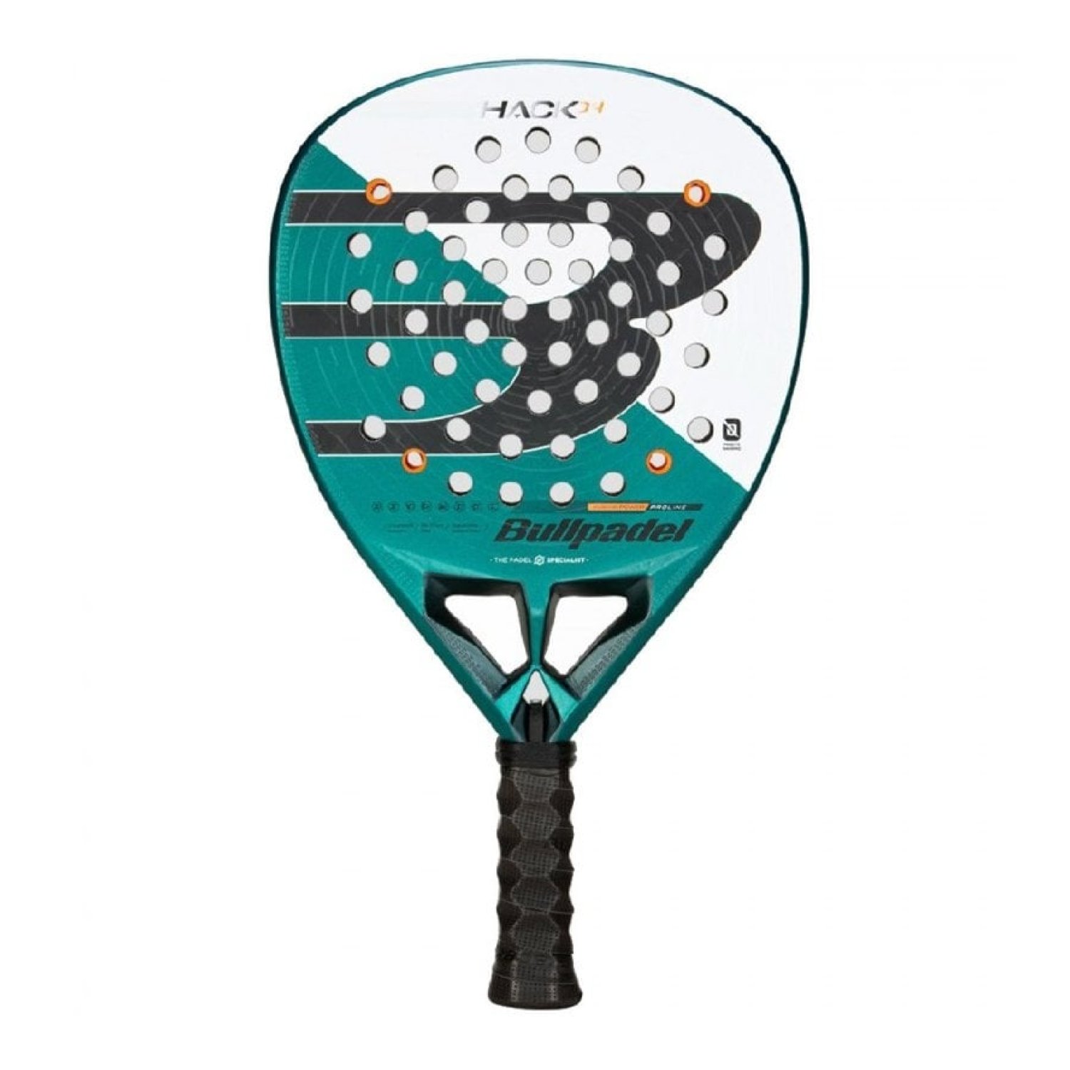 Pala de Pádel Bullpadel Hack 04 2025 (Paquito Navarro)/ Verde y Blanca