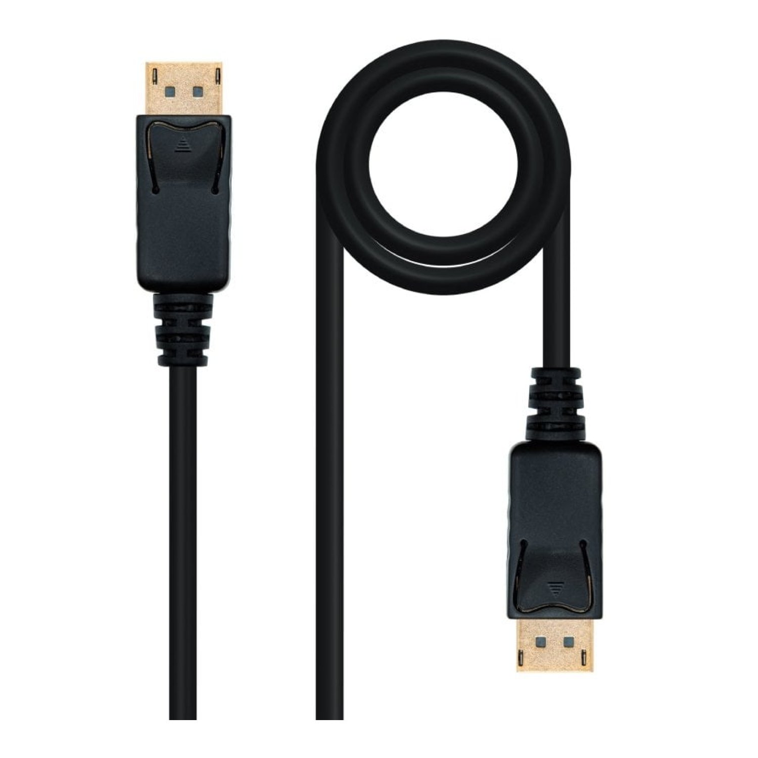 Cable Displayport 1.2 4K Nanocable 10.15.2310/ Displayport Macho - Displayport Macho/ 10m/ Negro