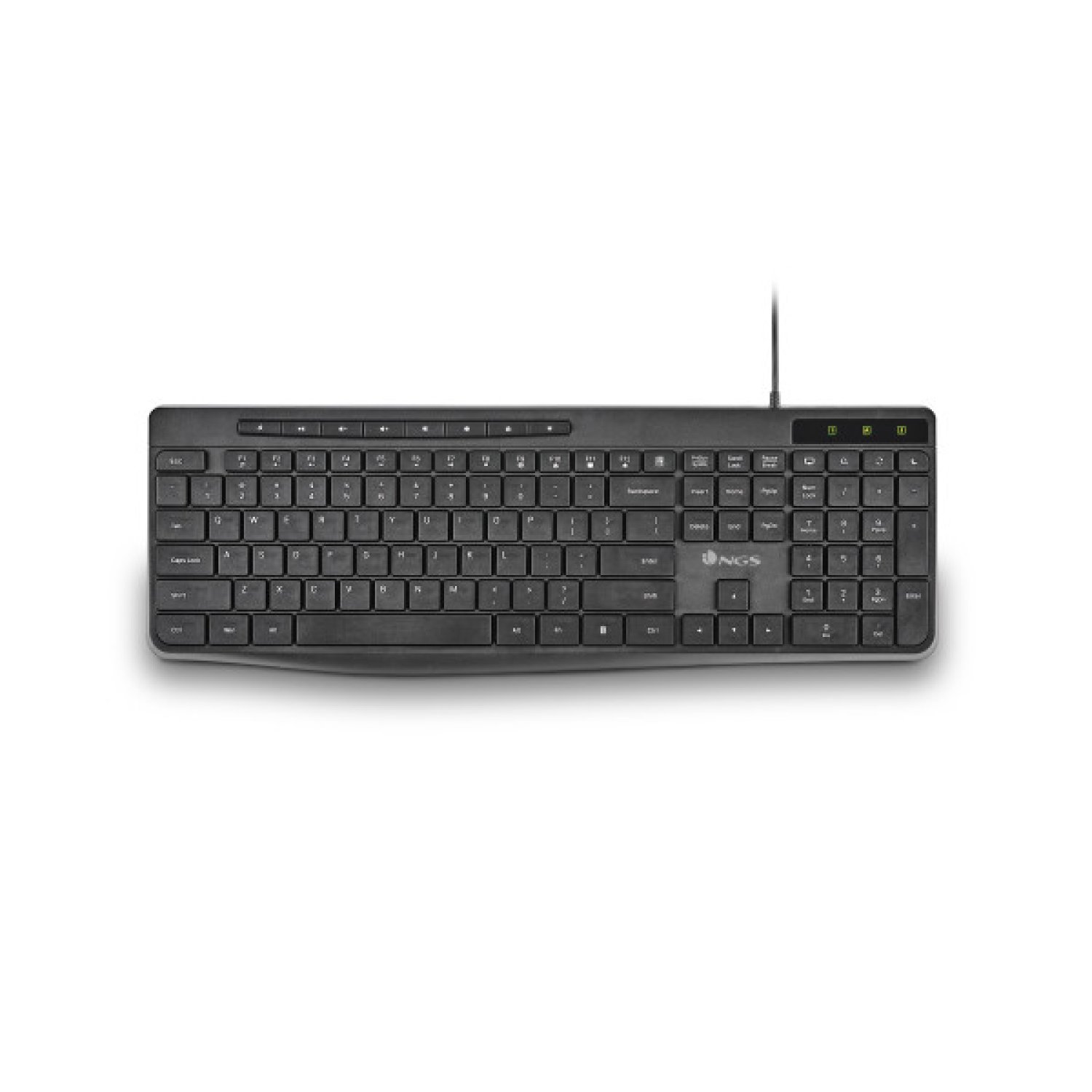 NGS SPECTRA (QUERTY, ES) teclado Hogar / Oficina USB QWERTY Español Negro