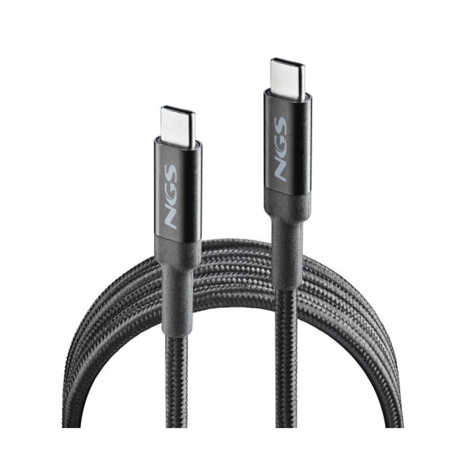 NGS KNOT 65W-3 cable USB USB 2.0 3 m USB C 0,48 Gbit/s Negro