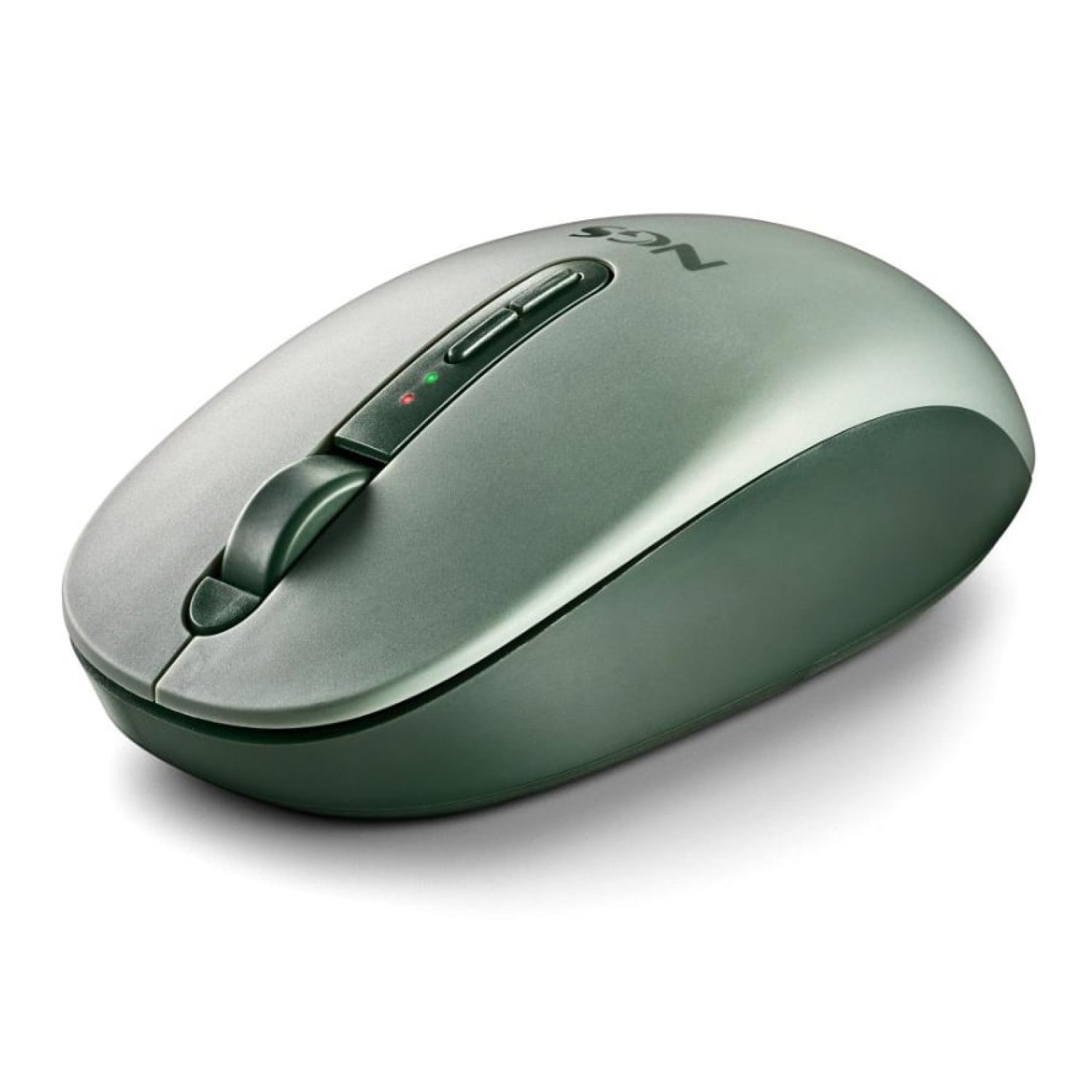 Ratón Ergonómico Inalámbrico NGS Fog Dual FOGDUALGREEN Silencioso/ Hasta 1600 DPI/ Verde