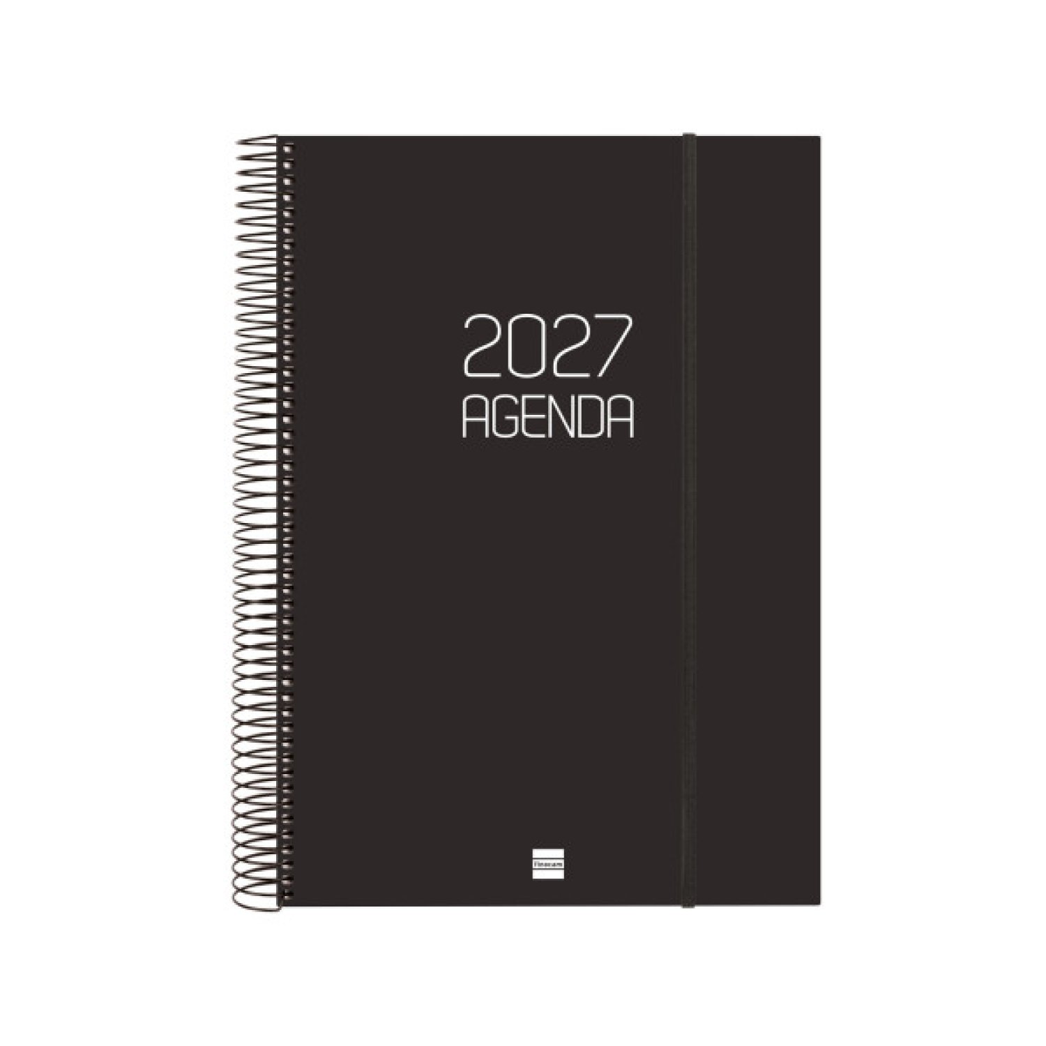 AGENDA 2027 BASIC OPAQUE E40 210X297MM DIA PAGINA NEGRO FINOCAM 742926027