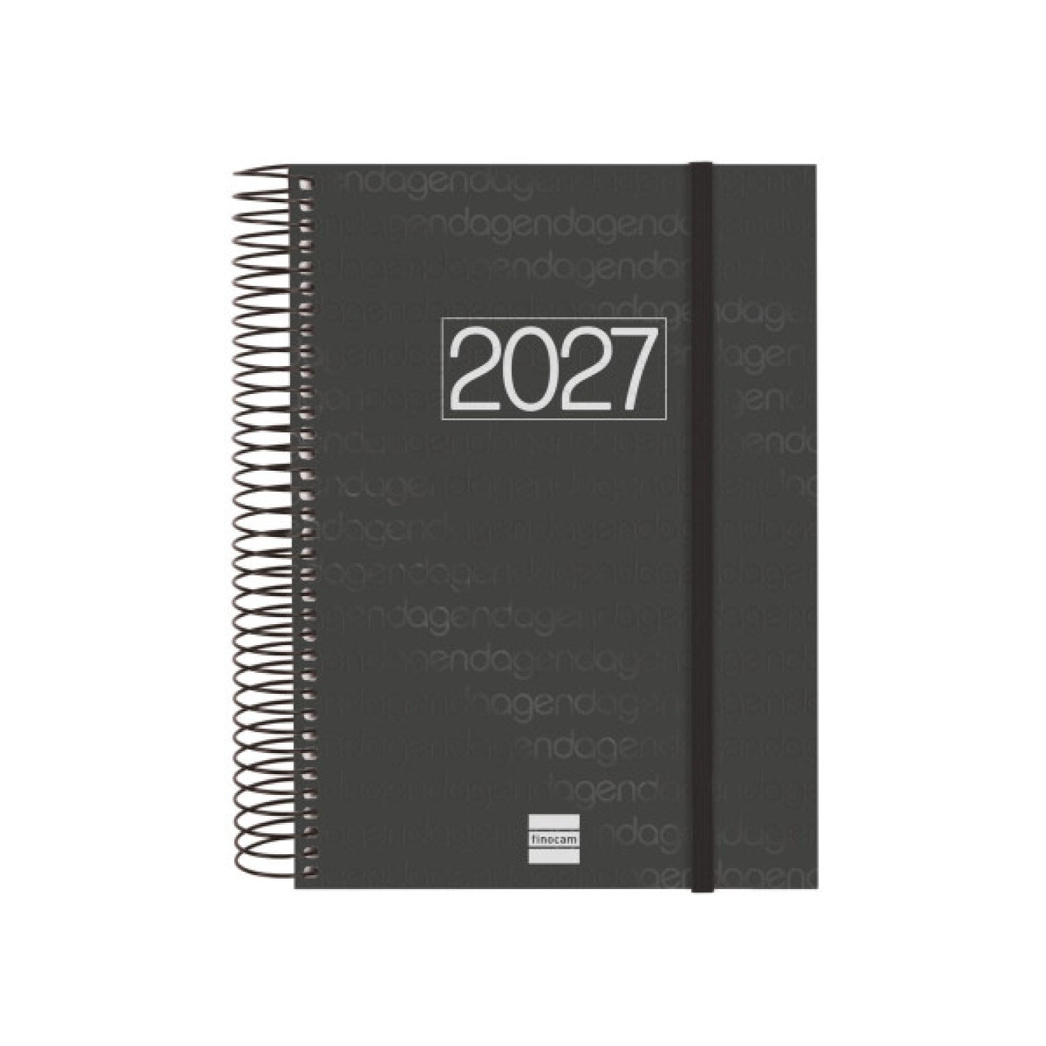 AGENDA 2027 BASIC YEAR E10 155X212MM DIA PAGINA NEGRO FINOCAM 741106027