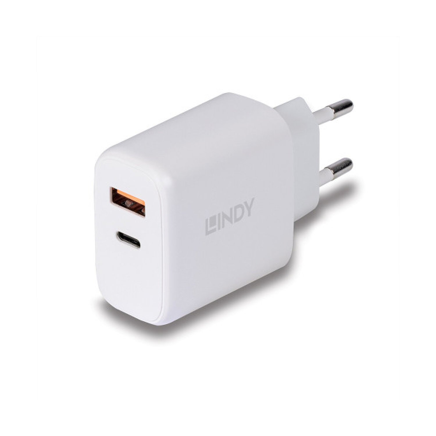 Lindy 73424 cargador de dispositivo móvil Universal Blanco Corriente alterna Carga rápida Interior