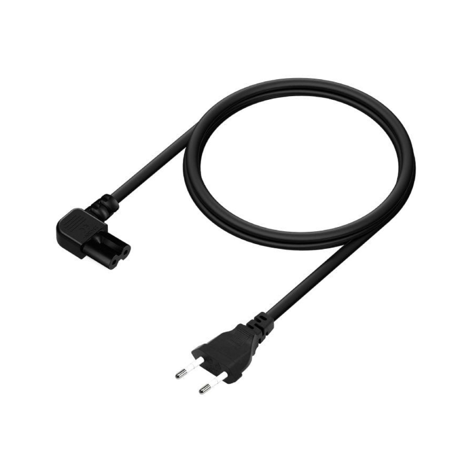 Cable Alimentación Forma 8 Aisens A132-0599/ CEE7/16 Macho - C7 Hembra/ Hasta 1500W/ 3m/ Negro