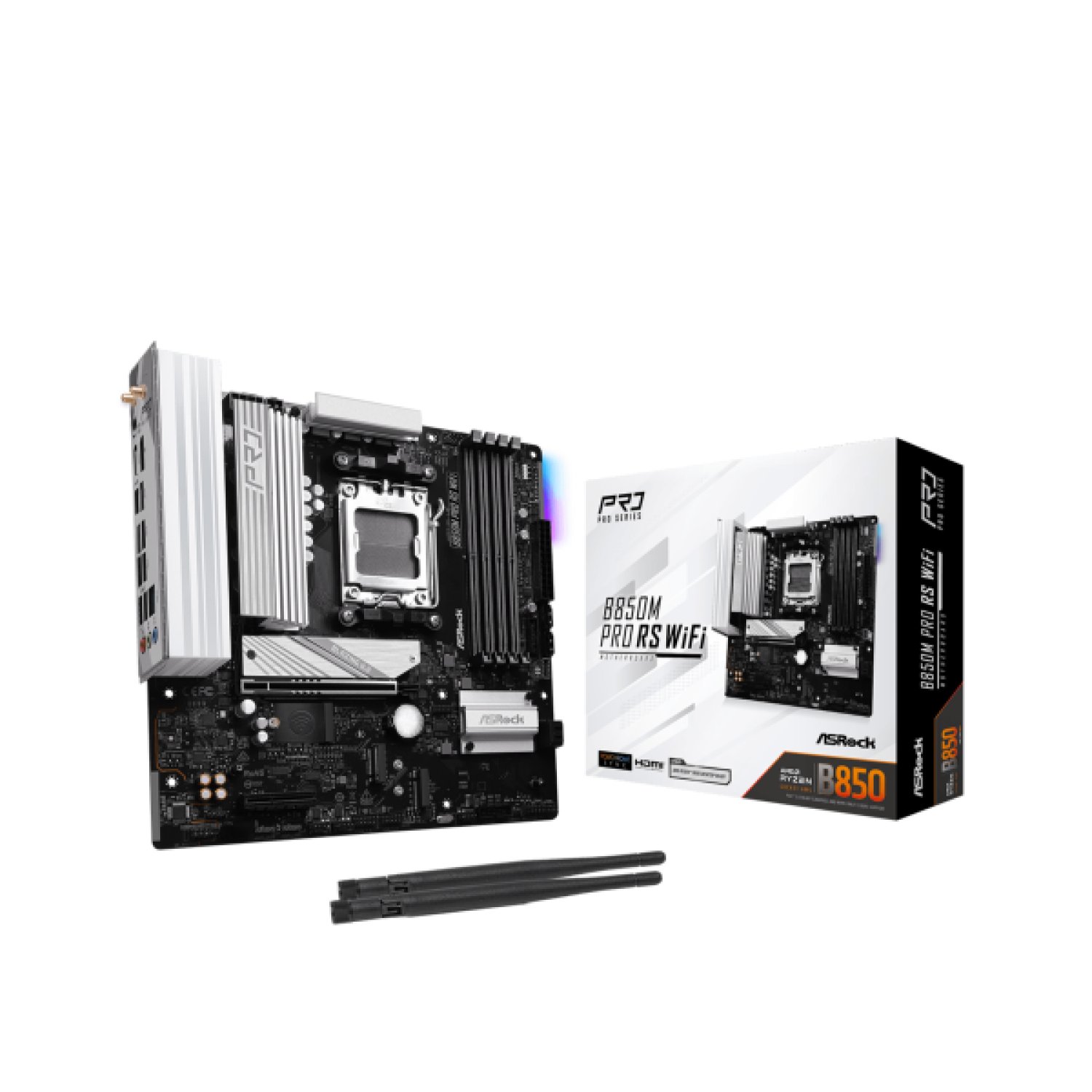 Asrock B850M Pro RS WiFi AMD B850 Zócalo AM5 micro ATX