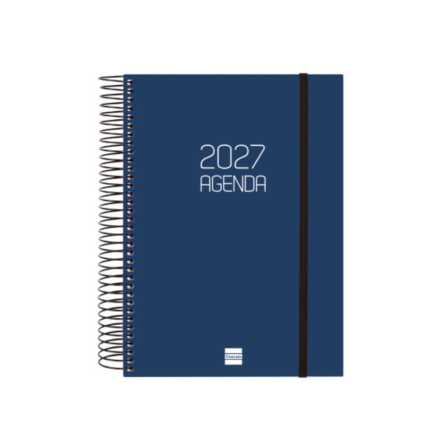 AGENDA 2027 BASIC OPAQUE E10 155X212MM DIA PAGINA AZUL FINOCAM 742911027
