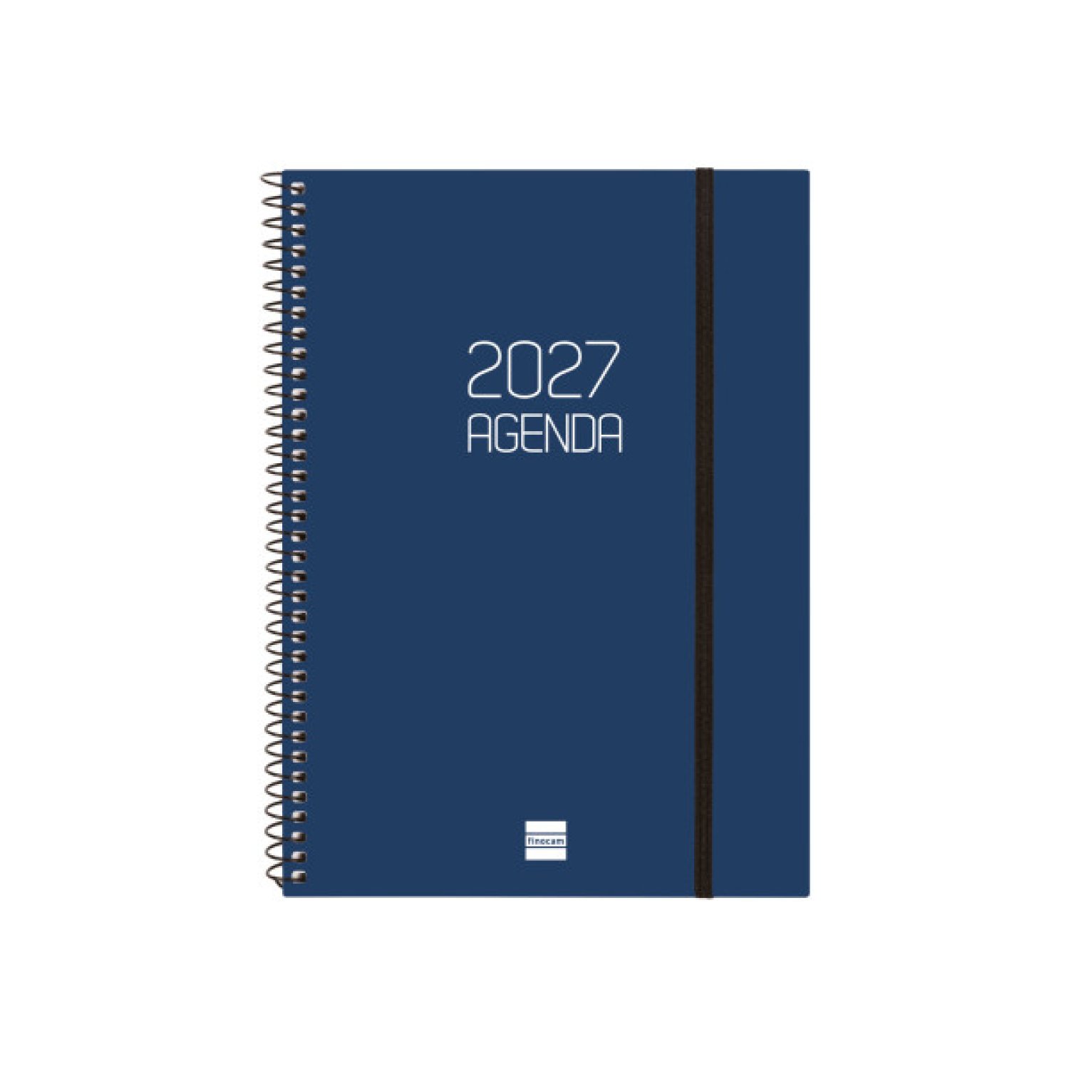AGENDA 2027 BASIC OPAQUE E10 155X212MM SEMANA VISTA HORIZONTAL AZUL FINOCAM 742761027