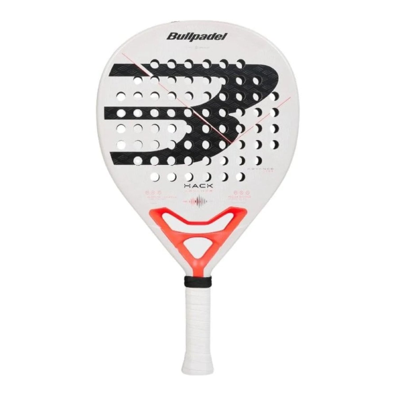 Pala de Pádel Bullpadel Hack Advance 2026/ Blanca