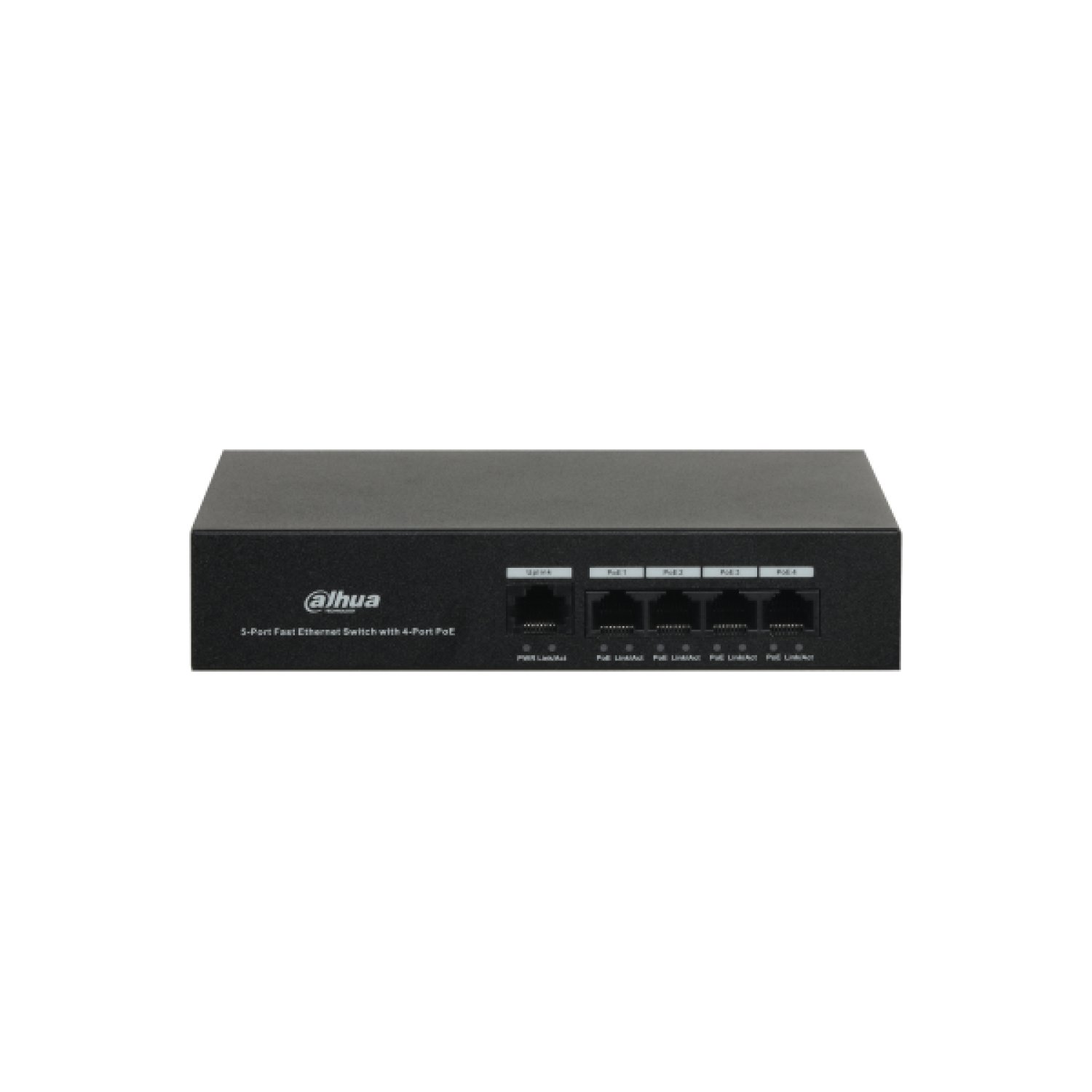 (DH-PFS3005-4ET-36) DAHUA SWITCH POE 4 PUERTOS + 1