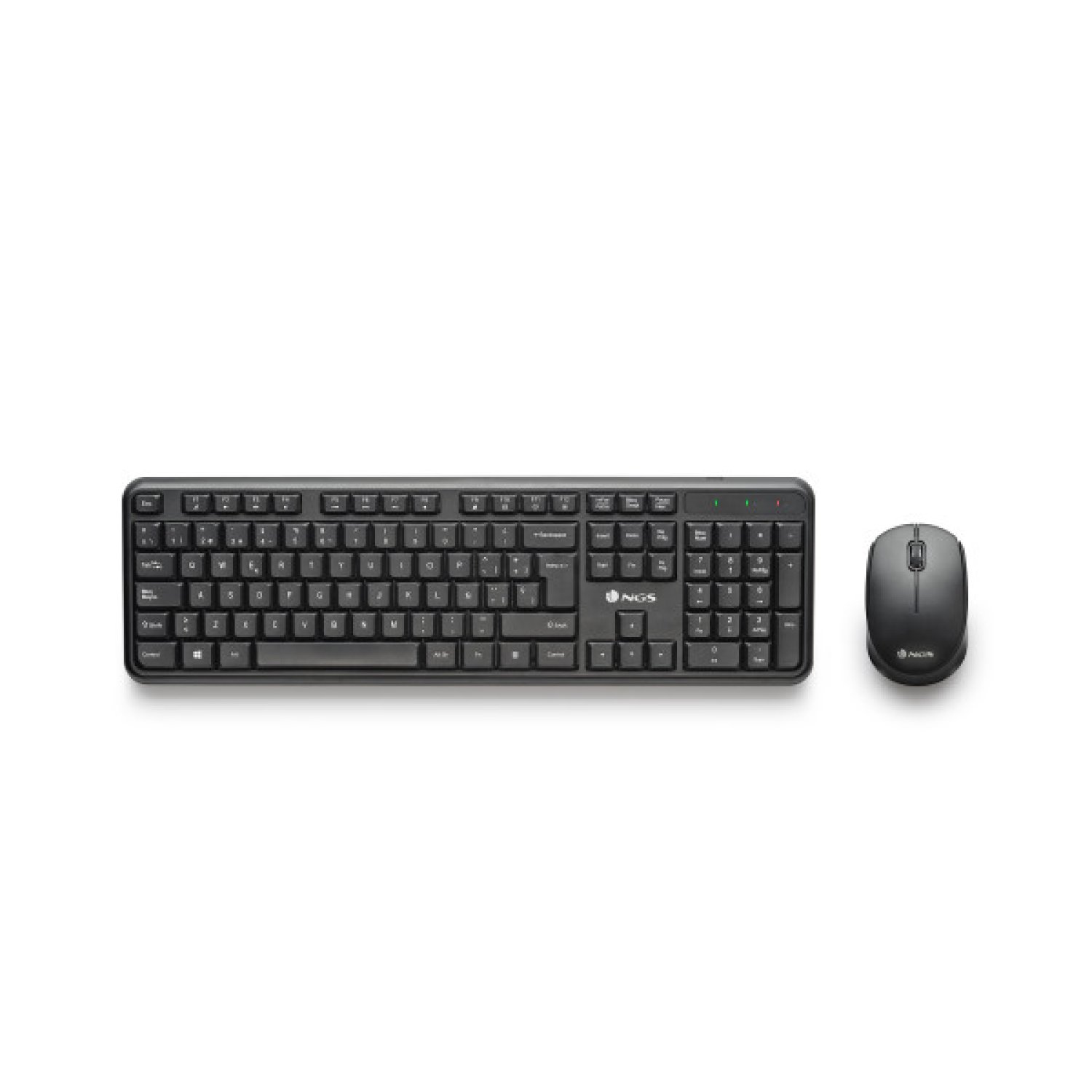 NGS HARMONY KIT (QUERTY, ES) teclado Ratón incluido Universal RF inalámbrico QWERTY Español Negro