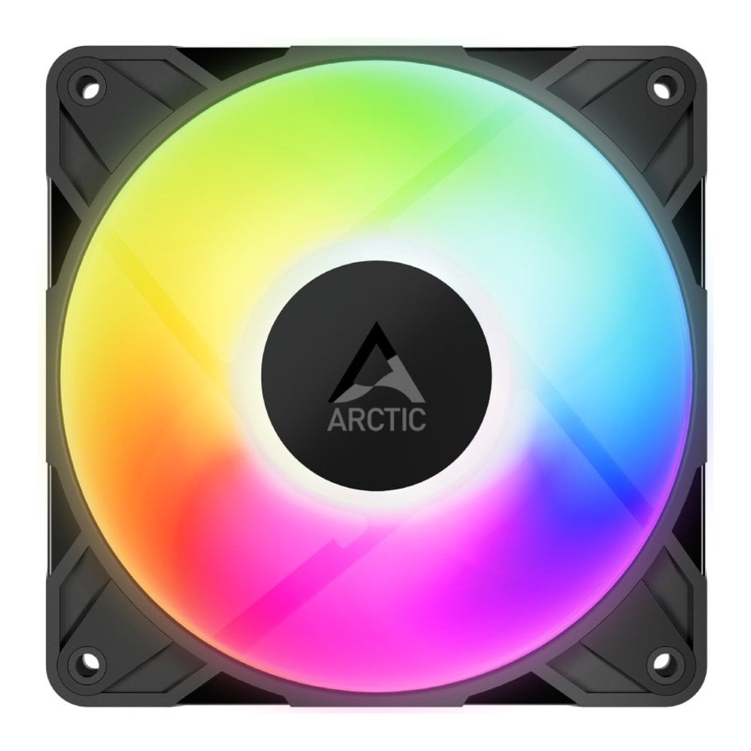 Ventilador Arctic P12 Pro A-RGB LN/ 12cm/ Negro