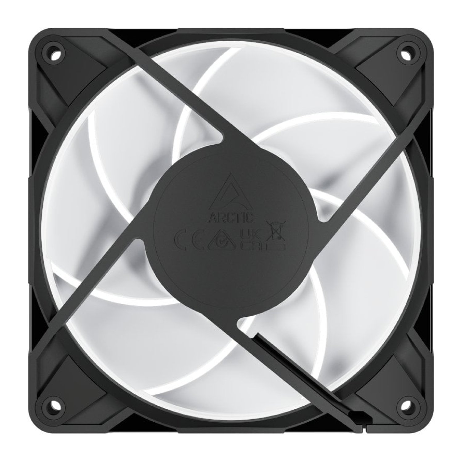 Ventilador Arctic P12 Pro A-RGB LN/ 12cm/ Negro