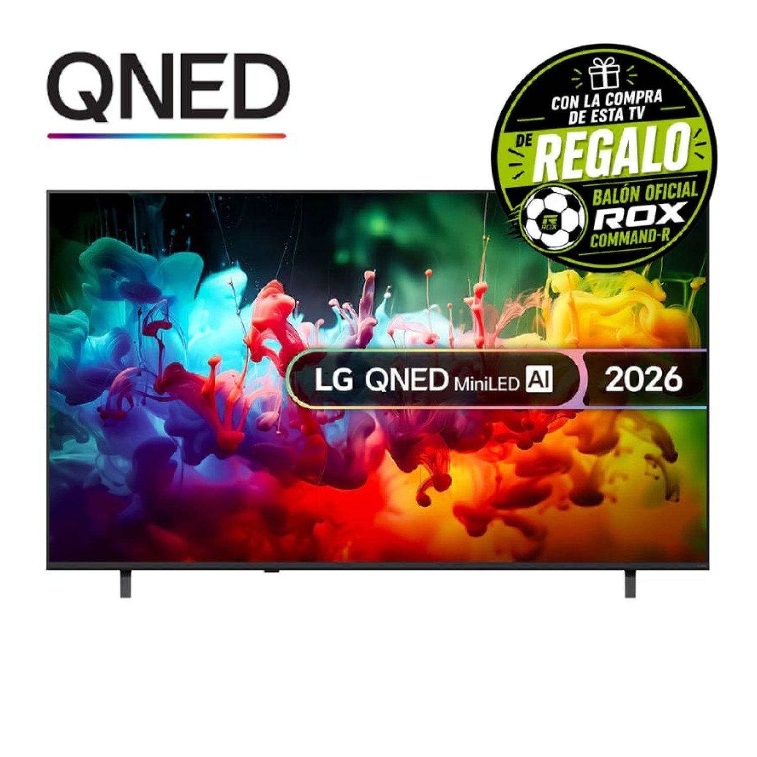 Televisor LG QNED MiniLED AI QNED72 75QNED72B6A 75"/ Ultra HD 4K/ Smart TV/ WiFi