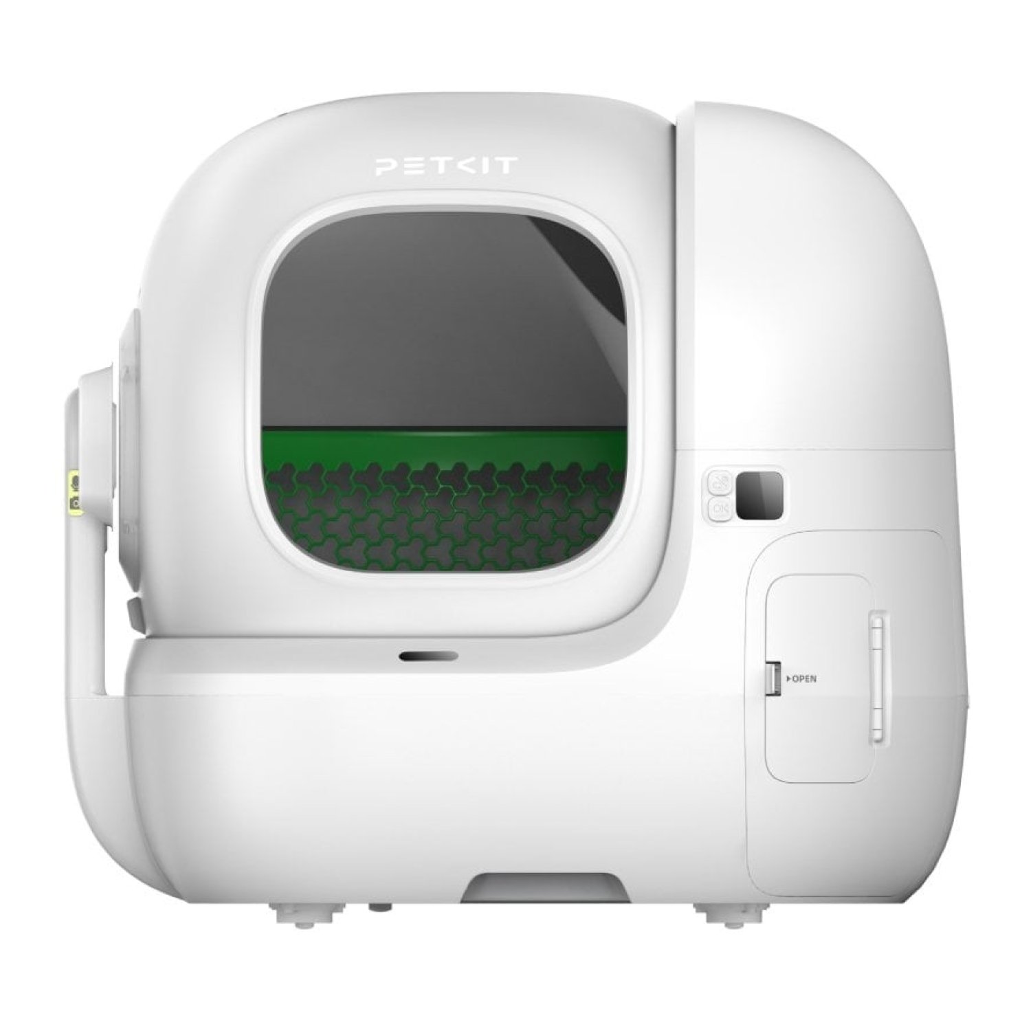 Arenero para Gatos Autolimpiable PetKit PuroBot Max Pro 2/ 76L/Control desde APP/ Blanco