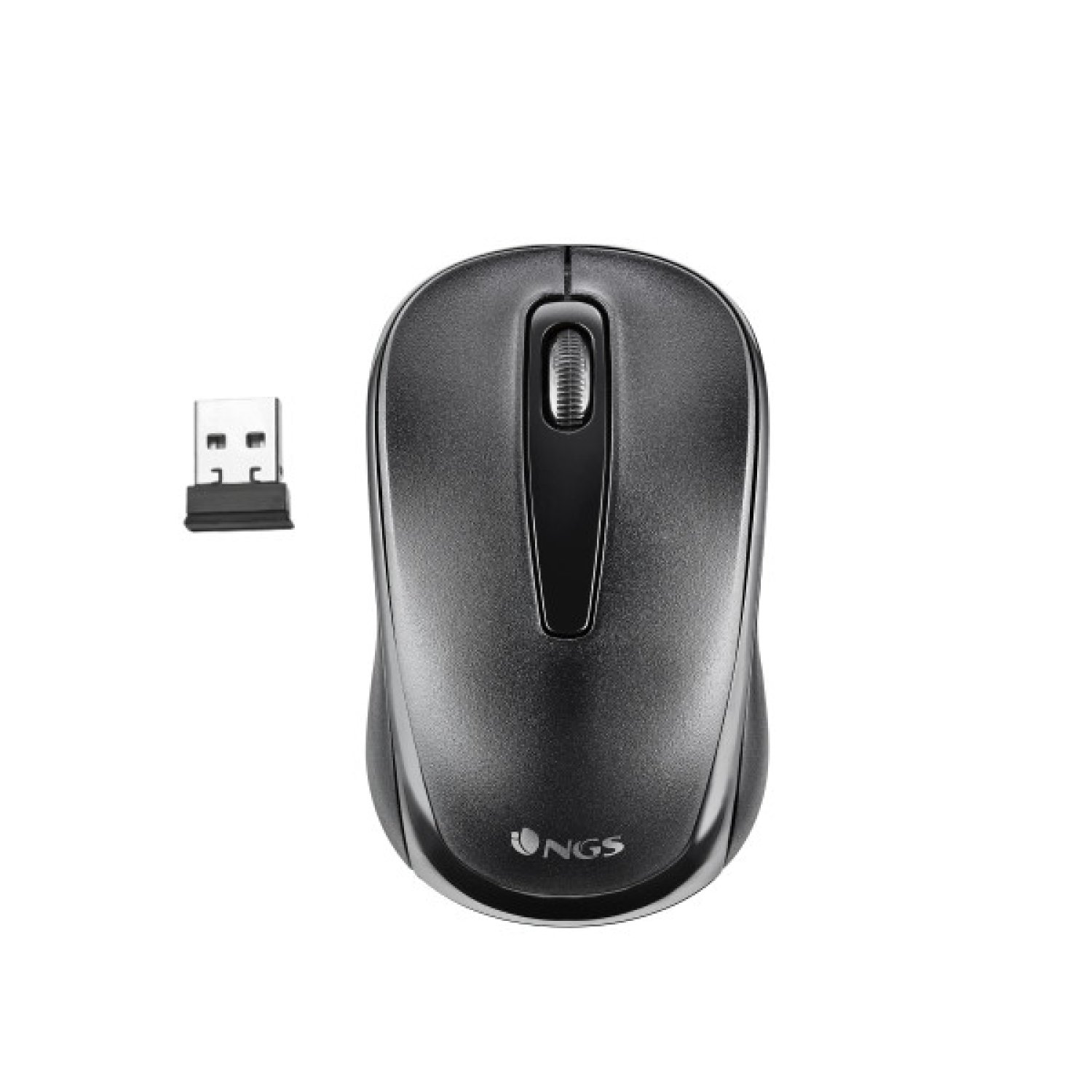 NGS EASY GAMMA ratón Oficina Ambidextro RF inalámbrico Óptico 1200 DPI