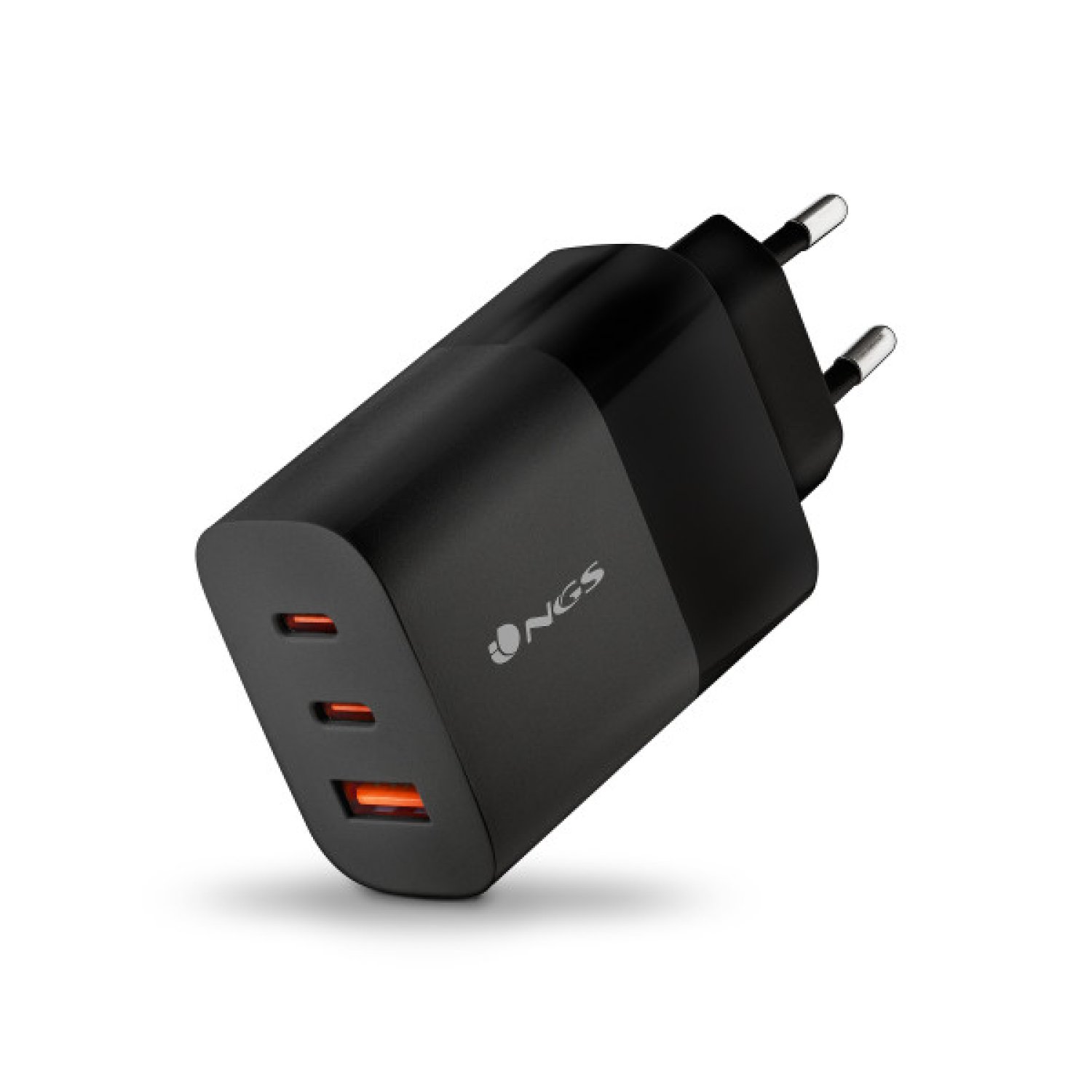 NGS BUD 65W Universal Negro Corriente alterna Carga rápida Interior