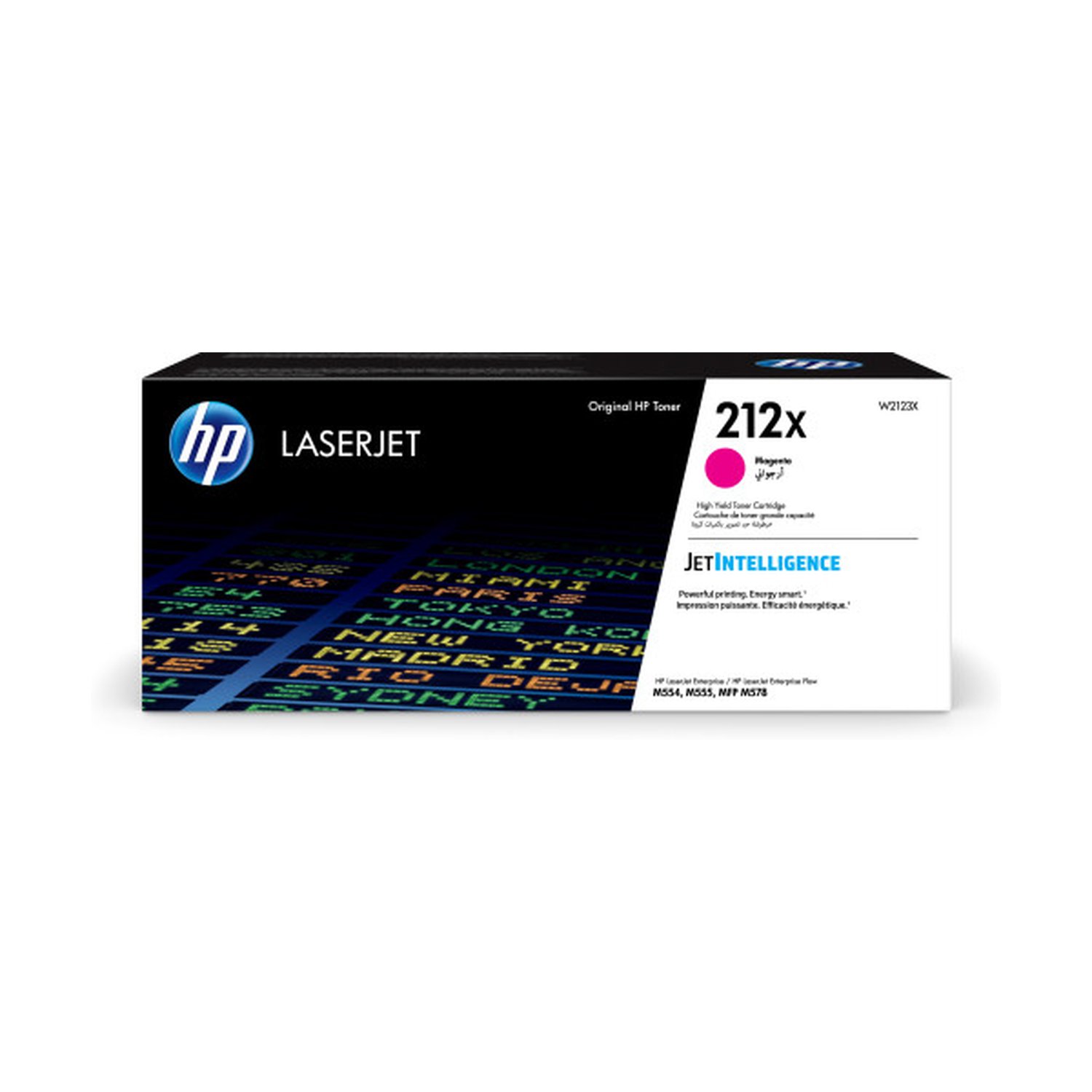 HP TONER 212X MAGENTA W2123X LASERJET ENTERPRISE M554, M555, M578