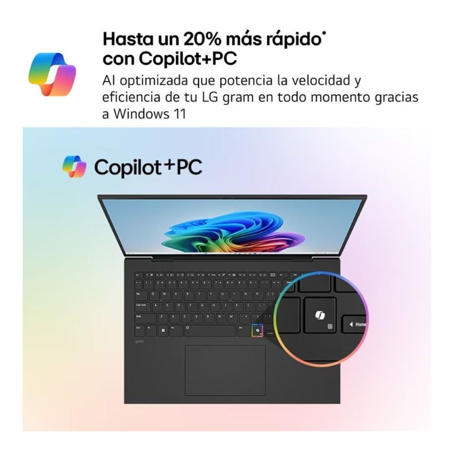 Portátil LG Gram 17Z90TL-G.AU88BN Intel Core Ultra 7-258V/ 32GB/ 1TB SSD/ 17"/ Win11