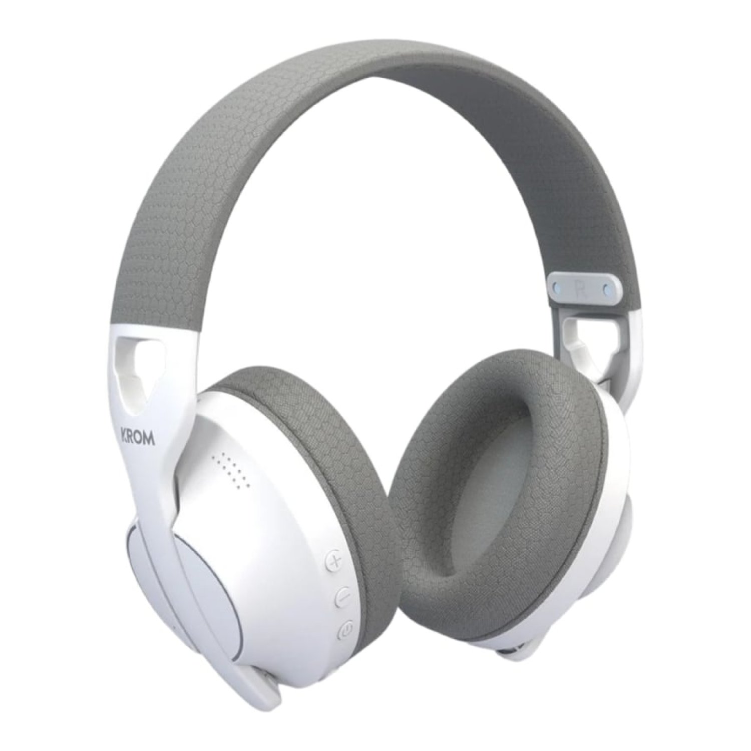 Auriculares Gaming Inalámbricos con Micrófono Krom Phase/ Bluetooth/ Jack 3.5/ USB 2.0/ Blancos