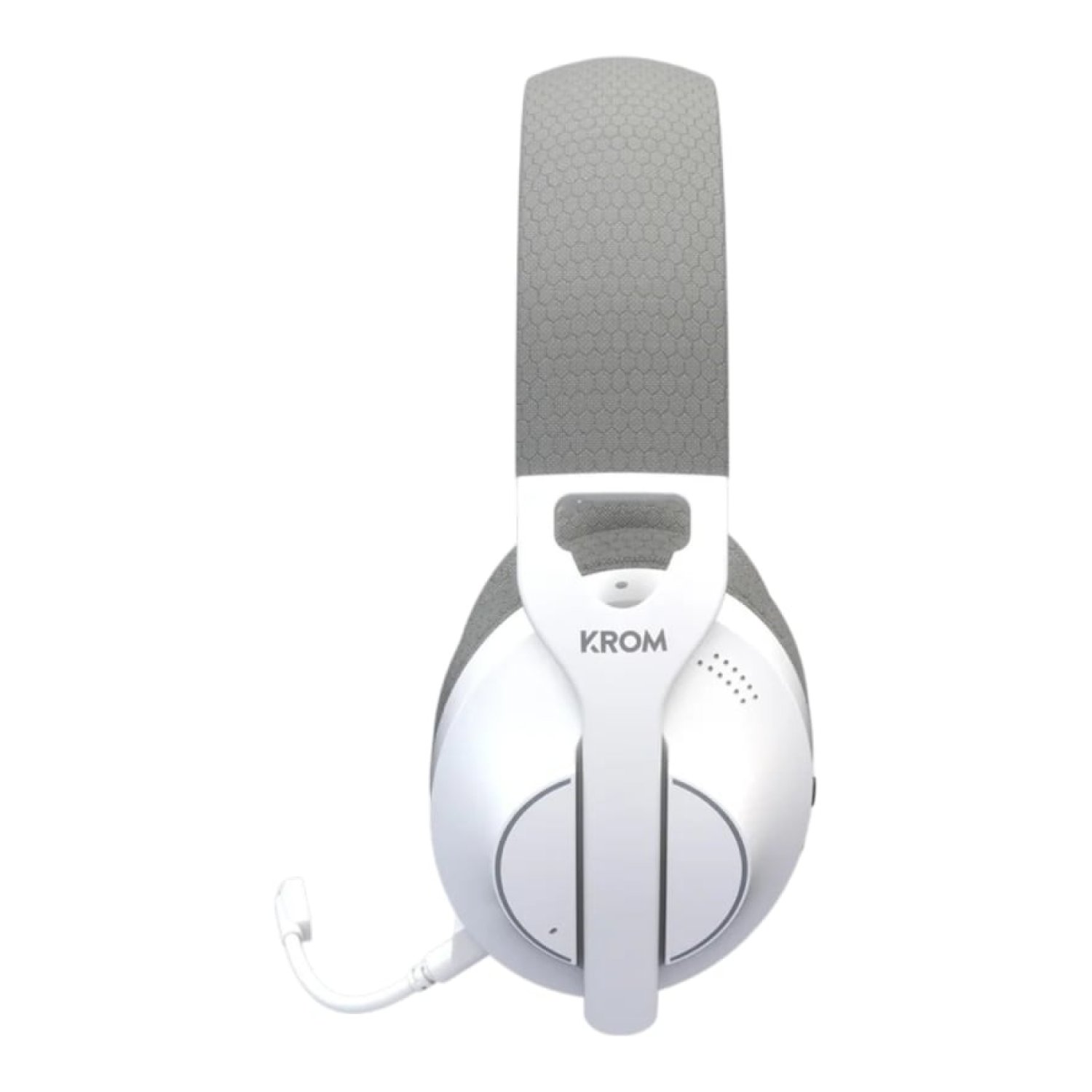 Auriculares Gaming Inalámbricos con Micrófono Krom Phase/ Bluetooth/ Jack 3.5/ USB 2.0/ Blancos