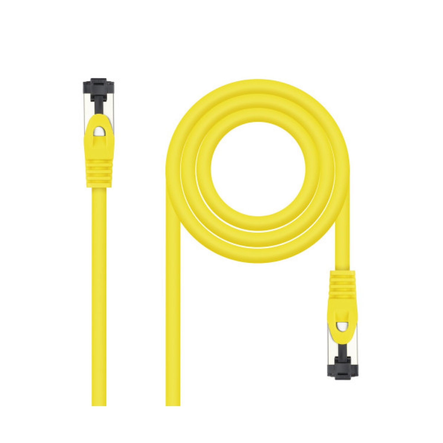 Nanocable Cable de Red Latiguillo Cat.8.1 2GHz LSZH SSTP AWG26, Amarillo, 1 m