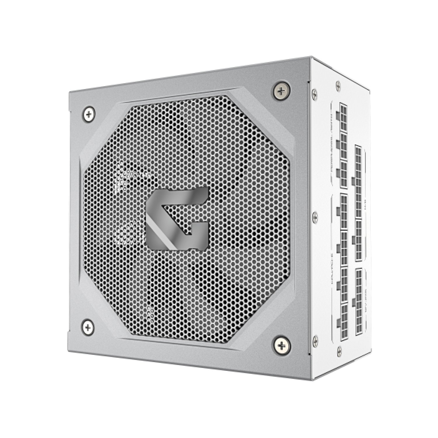 GIGABYTE GAMING 750GM PG5 ICE Fuente de Alimentación – PCIe 5.1, 80 PLUS Gold, diseño totalmente modular, ventilador de 135 mm, compatible con ATX 3.1, enchufe EU