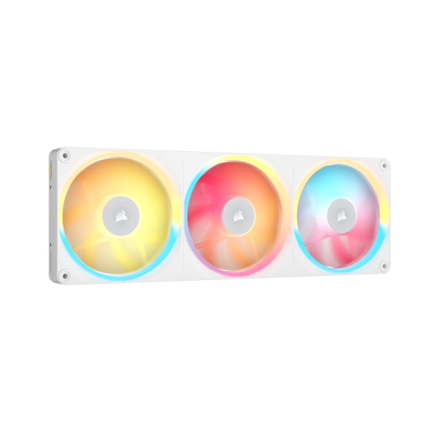 VENTILADOR CAJA CORSAIR LX-R RGB SERIES ICUE LINK LX360-R RGB WHITE 360MM RGB FAN TRIPLE FAN CO-9051068-WW