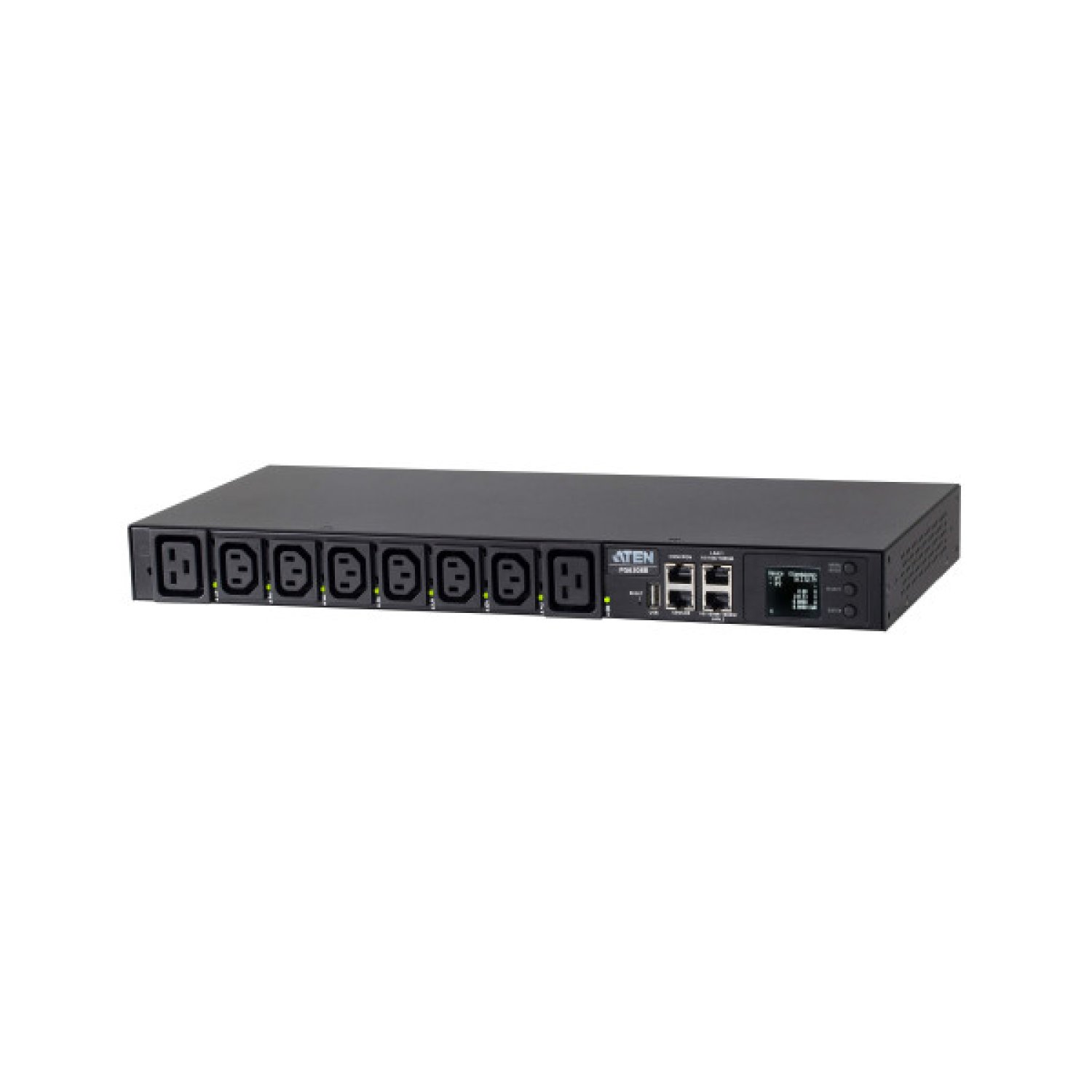 ATEN PG6308G-AT unidad de distribución de energía (PDU) 8 salidas AC 1U Negro