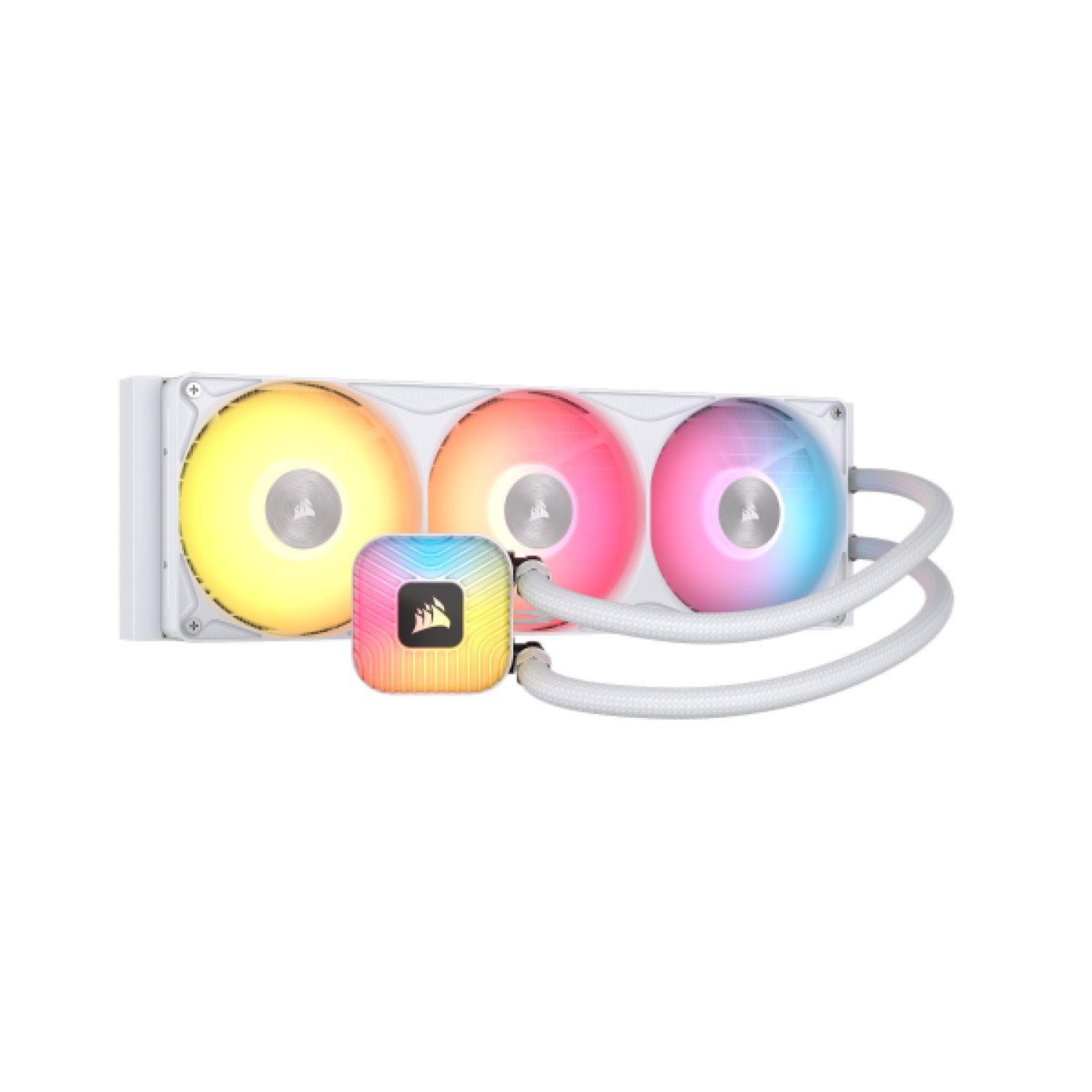 VENTI. CPU CORSAIR NAUTILUS II 360 RS ARGB WHITE 360MM RADIATOR LIQUID CPU COOLER CW-9061050-WW