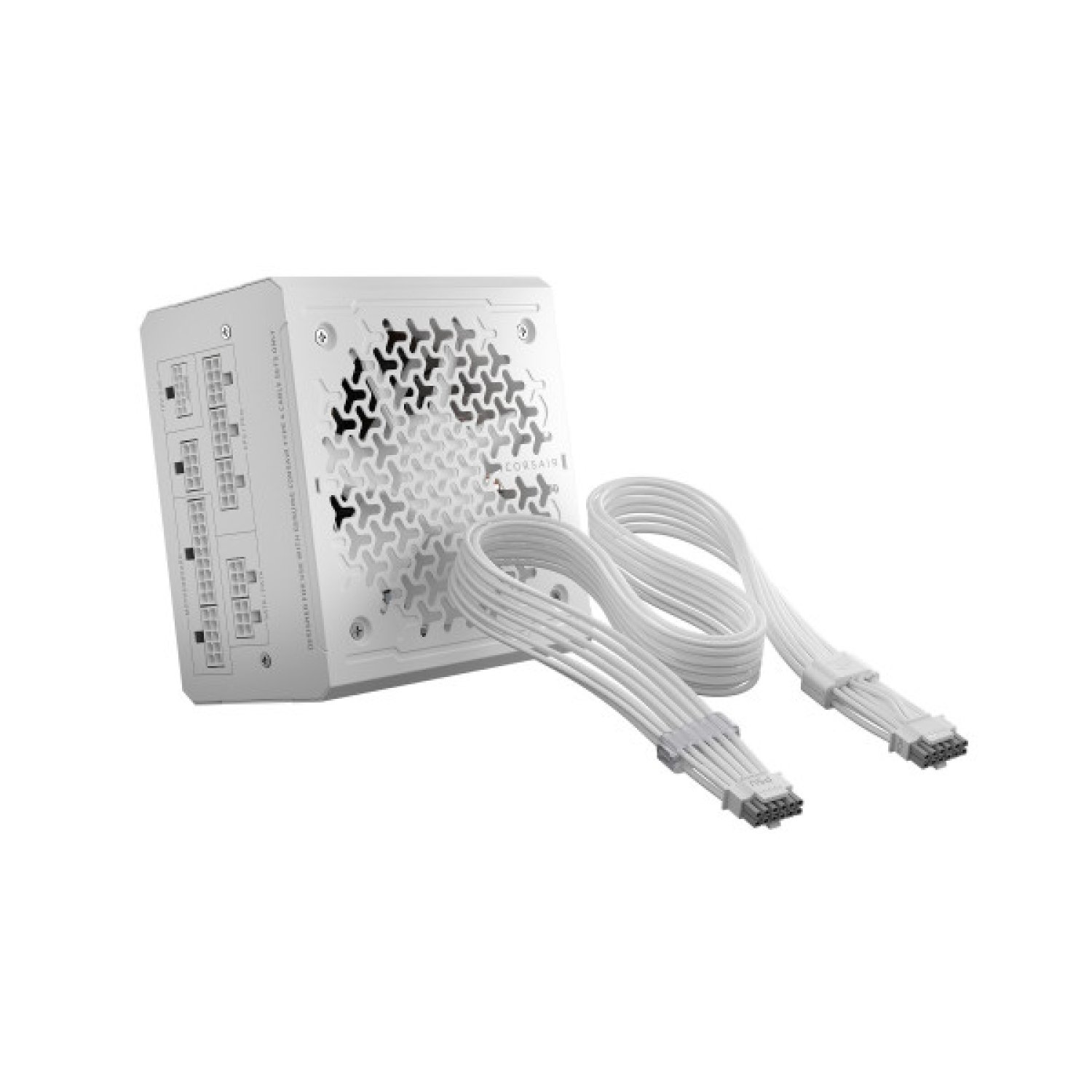 FUENTE ALIMENT. CORSAIR RME WHITE SERIES (3RD GEN) RM1000E THERMALPROTECT WHITE 1000 WATT ATX 3.1 PCIE 5.1 CYBENETICS PLATINUM CERTIFIED FULLY MODULAR POWER SUPPLY CP-9020339-EU